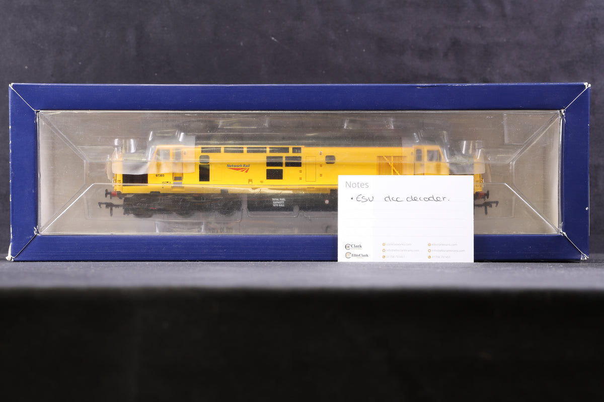 Bachmann OO 32-777Y Class 37/0 &#39;97303&#39; Network Rail Yellow Excl. Model Rail, DCC Fitted