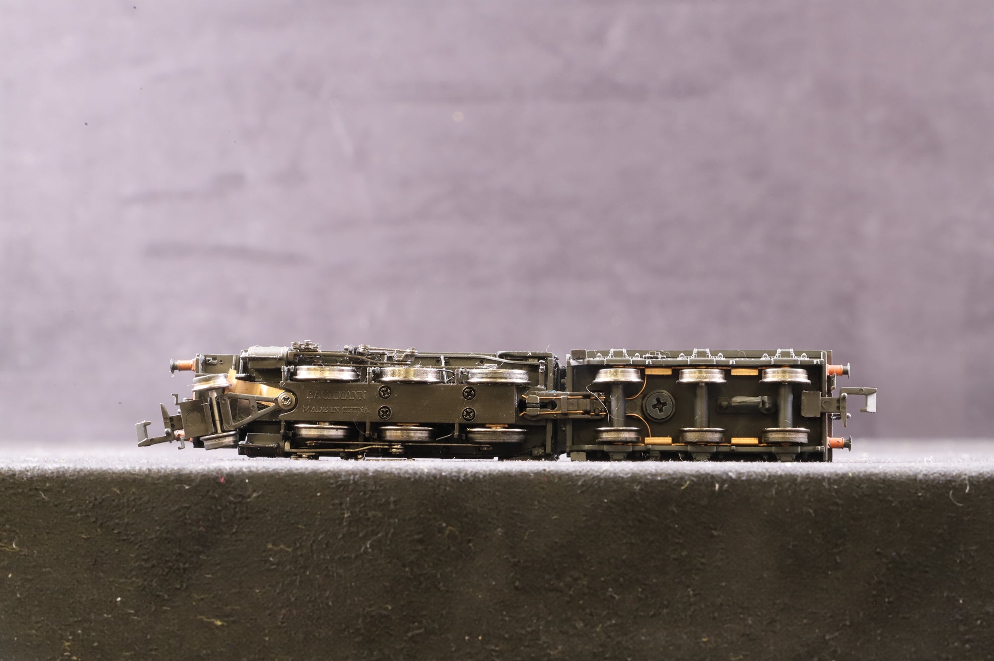 Graham Farish N 372-629 Ivatt Class 2MT 2-6-0 '46460' BR Lined Black E/Emblem, Weathered, DCC Fitted