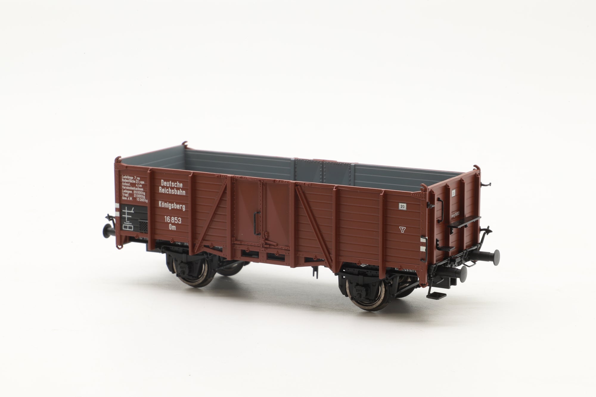 Brawa HO Rake of 4 DRG Guterwagens Inc. 2 x 48201 & 2 x 48407
