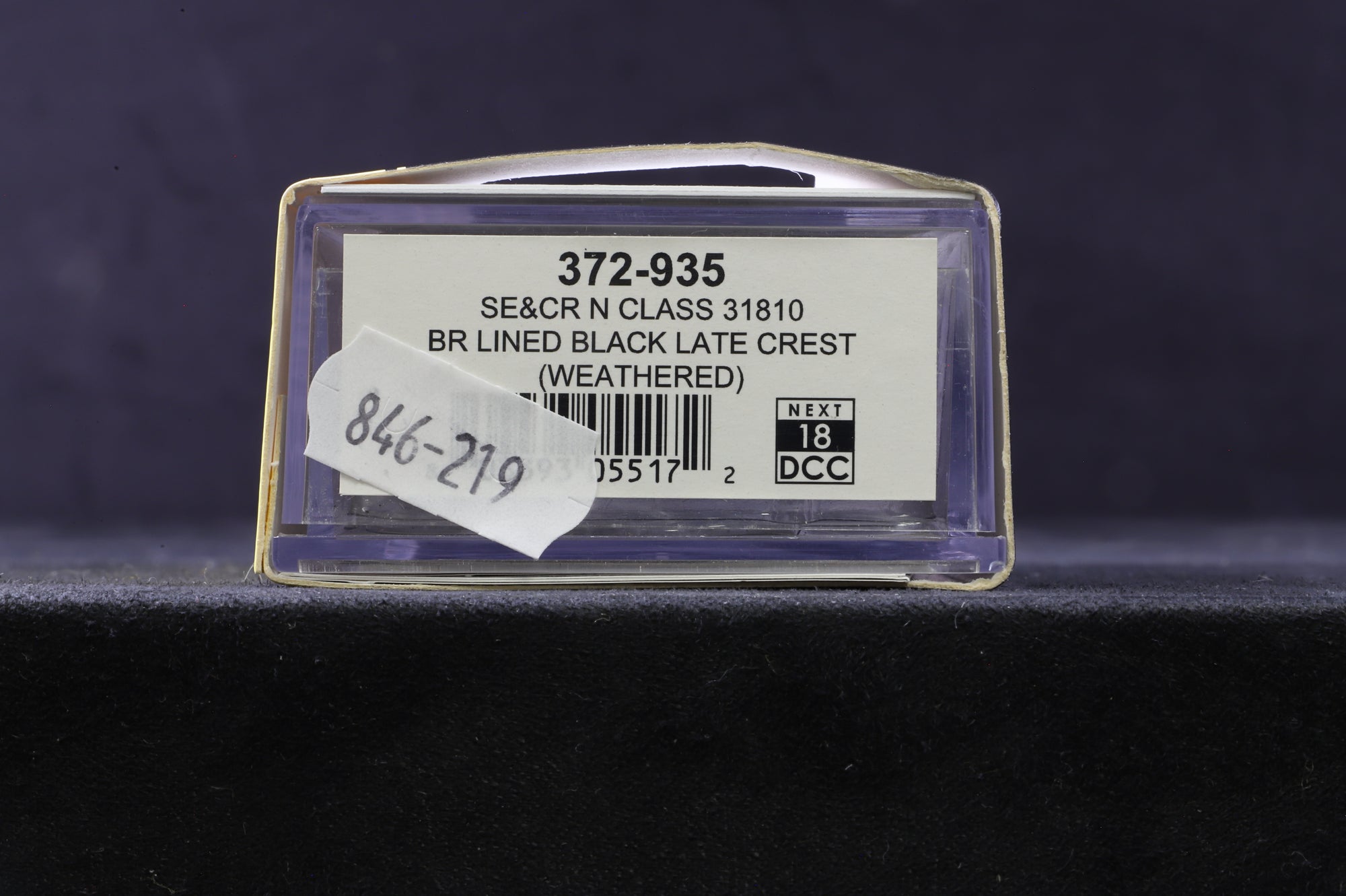 Graham Farish N 372-935 N Class '31810' BR Lined Black L/C Weathered DCC Sound