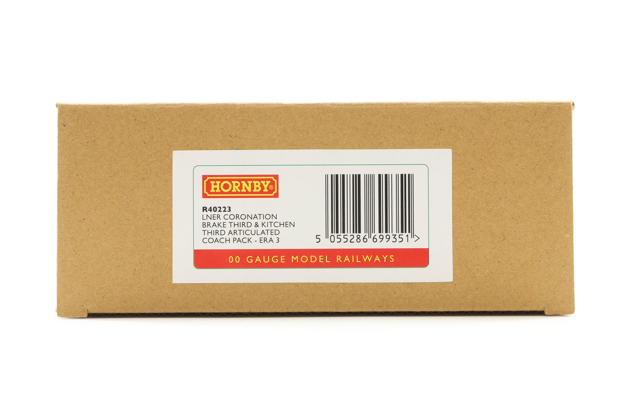 Hornby OO R40223 LNER Coronation Brake 3rd & Kitchen 3rd Articulated Coach Pack