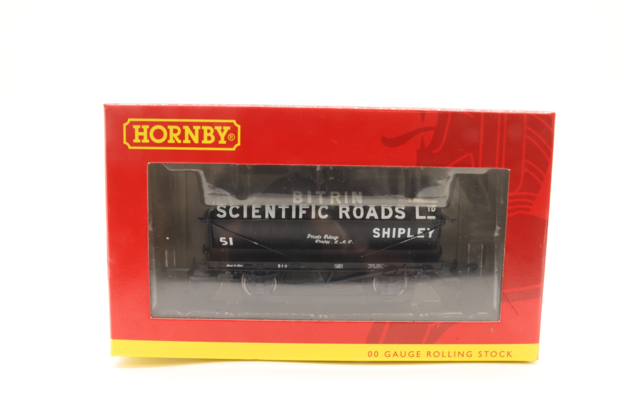 Hornby OO Rake of 3 20T Tankers Britin Scientific Roads Ltd. R6695