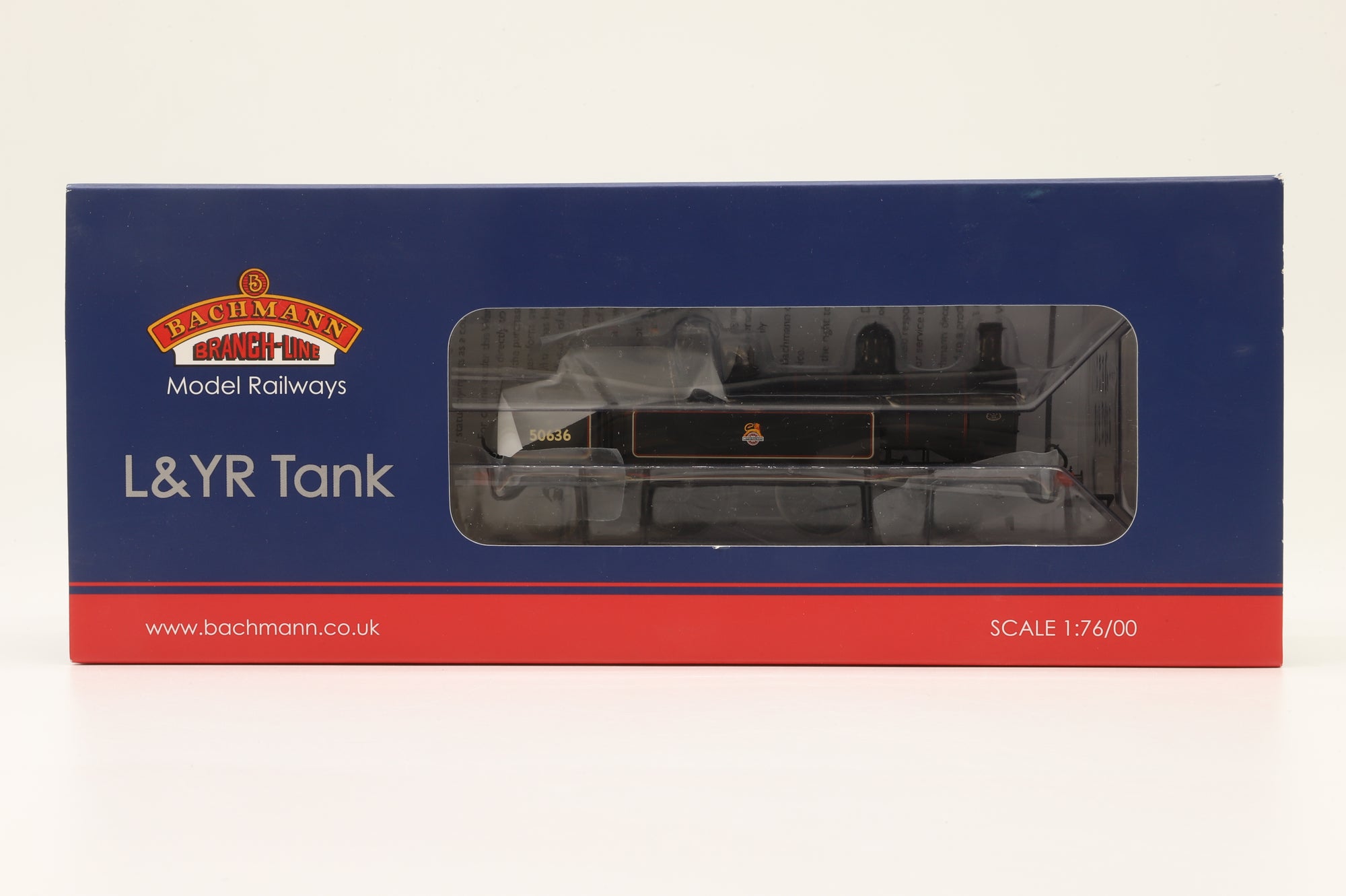 Bachmann OO 31-166 L&YR 2-4-2 Tank '50636' BR Black E/C