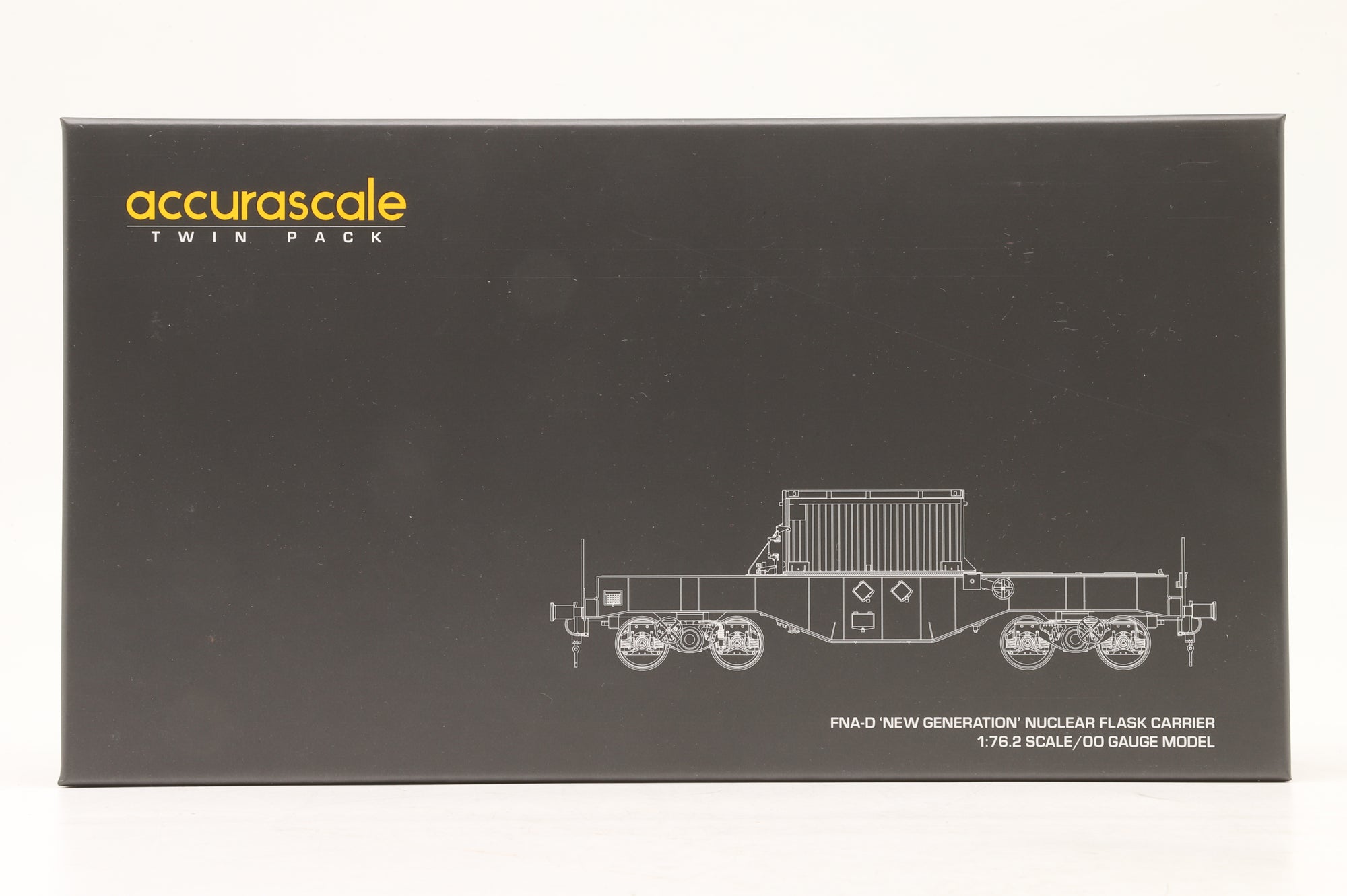 Accurscale OO ACC1119 FNA-D 'New Generation' Nuclear Flask Carrier Twin Pack E