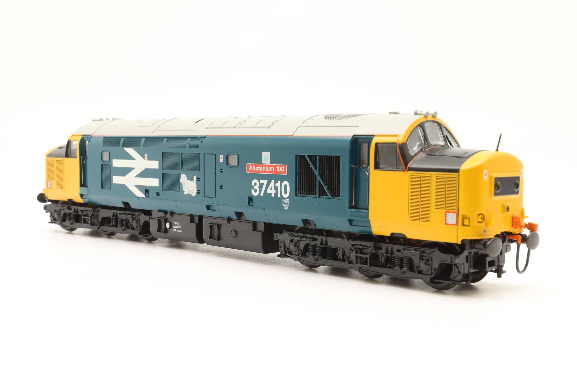 Bachmann OO 32-382 Class 37/4 '37410' BR Blue Large Loco 'Aluminium 100'