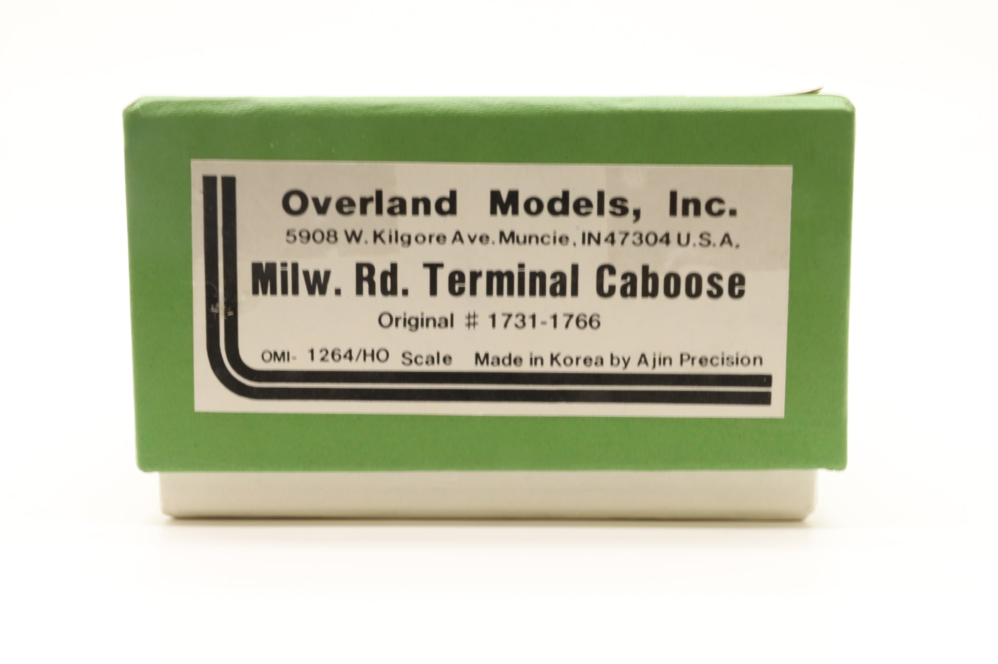 Overland Model HO 1731-1766 Brass Milwaukee Road Terminal Caboose Unpainted