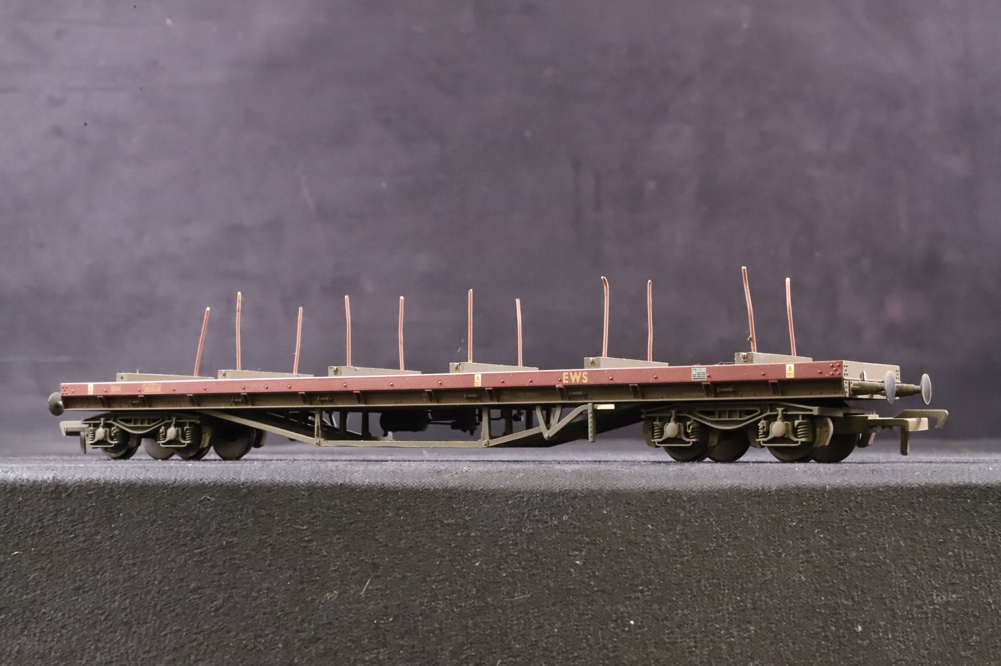 WORKSHOP Bachmann OO Rake of 3 EWS BDA Bogie Bolster Wagons, Inc. 38-152 & 2 x 38-152A