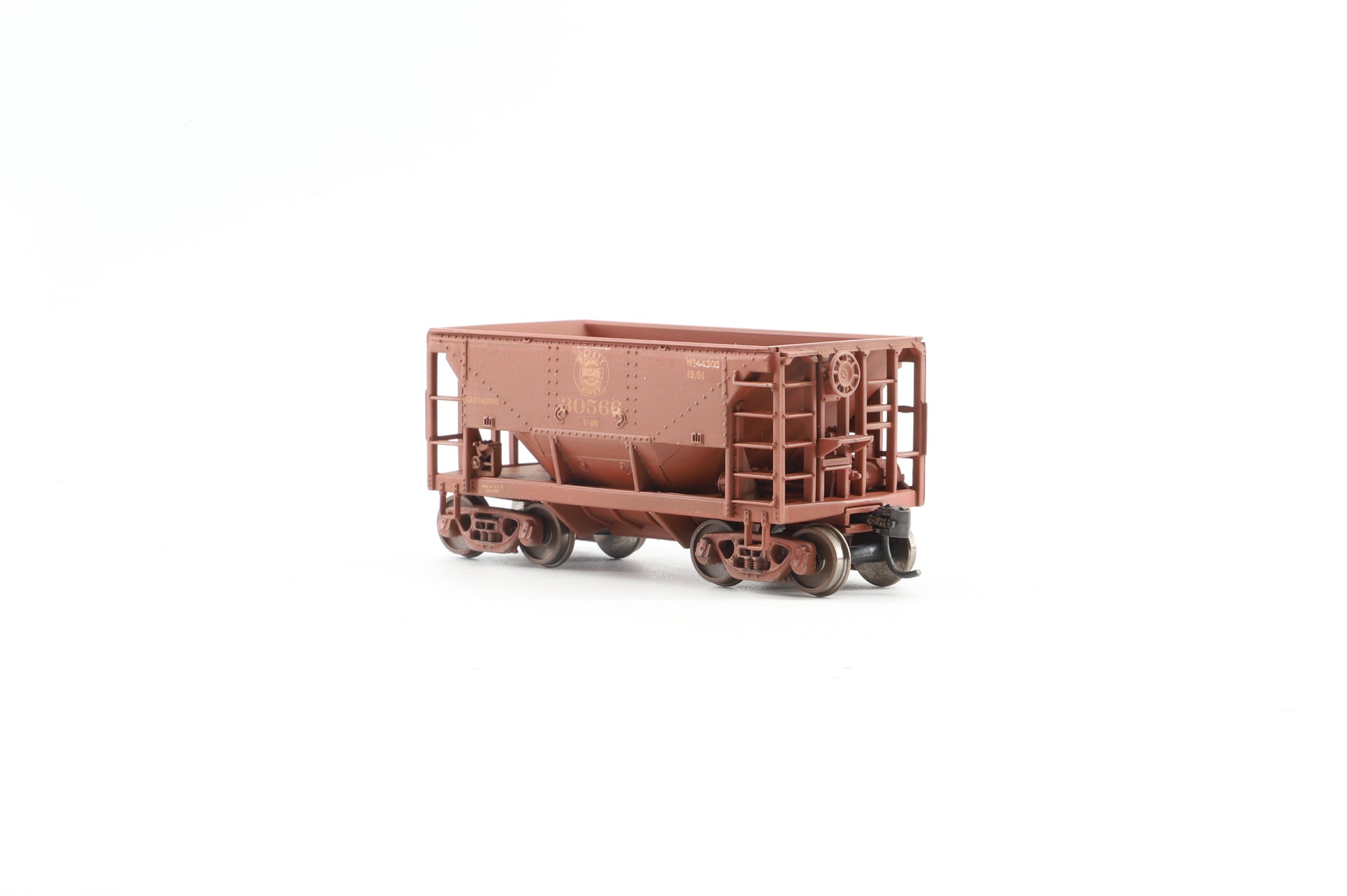 Walthers HO 910-58010 6-Pack of 24' Minnesota Ore Cars in DMIR Brown - Pro-Customised/Weathered
