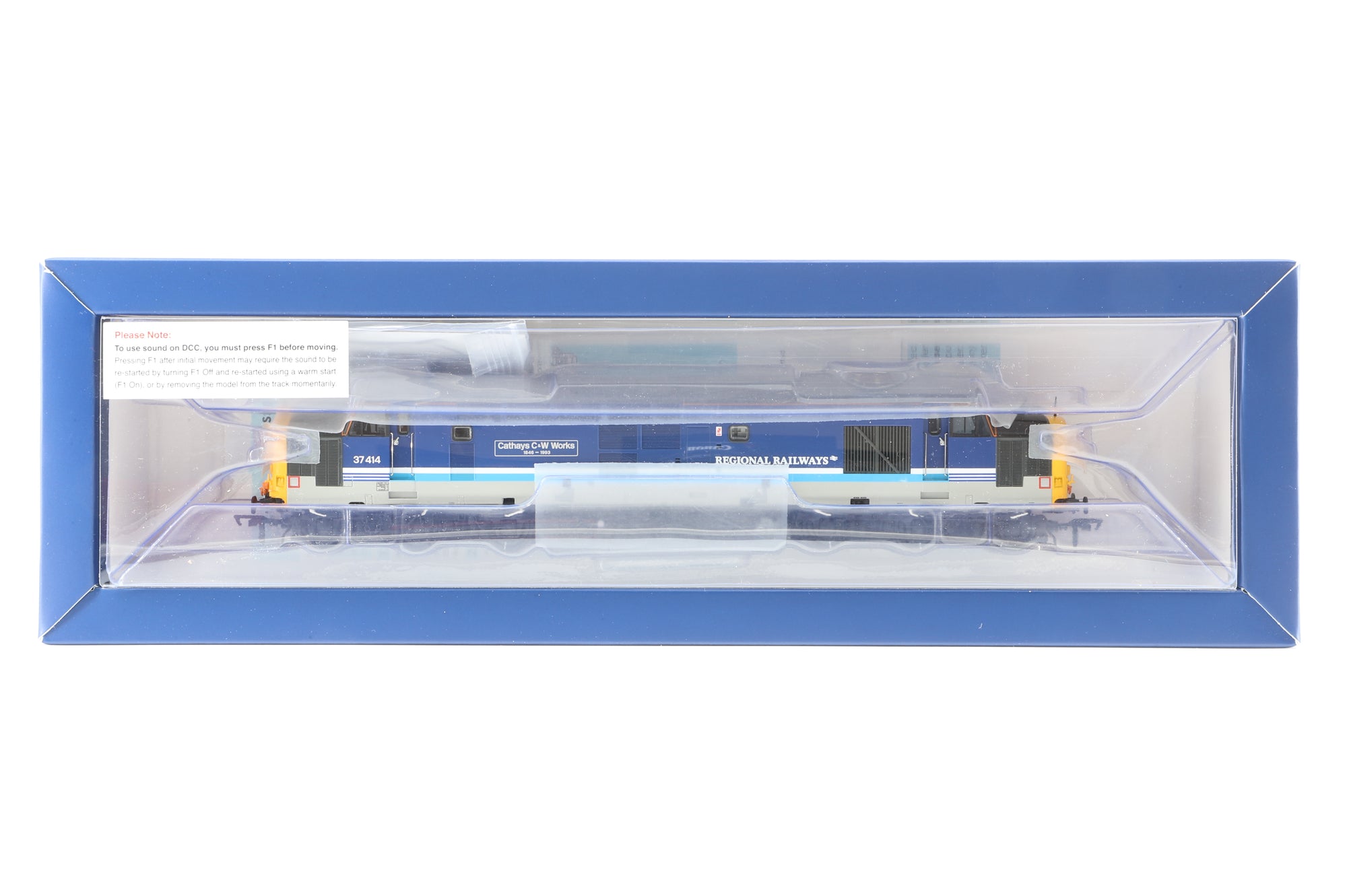 Bachmann OO 35-338SFX Class 37/4 '37414' 'Cathays C&W Works 1846-1993' BR Regional Railways, DCC Sound