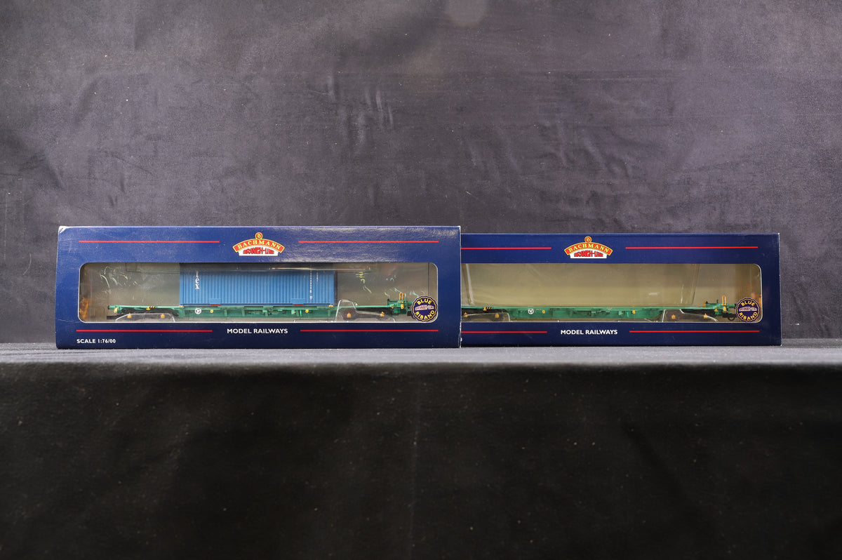 Bachmann OO 37-310 Intermodal Bogie Wagon w/Two 20ft ISO Containers &#39;Hamburg SUD&#39;