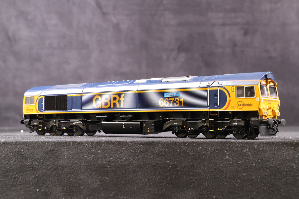 Bachmann OO 32-980 Class 66 &#39;66731&#39; &#39;interhubGB&#39; GBRf Europorte