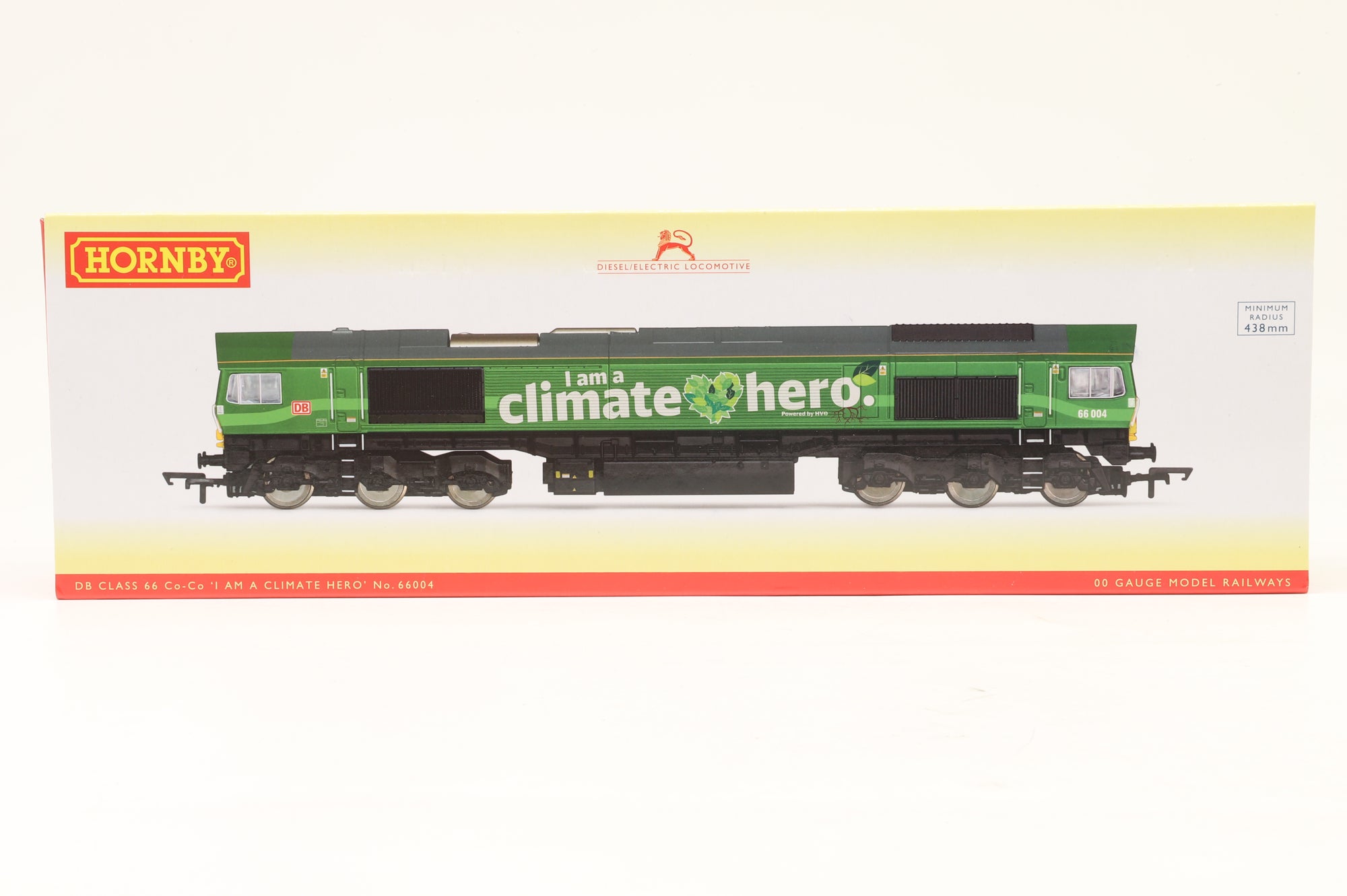Hornby OO R30222 Class 66 66004 in DB Climate Hero Livery
