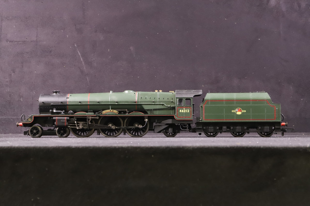 Hornby OO R2314 Princess Class 46212 &#39;Dutchess of Kent&#39; in Lined BR Green w/ Late Crests