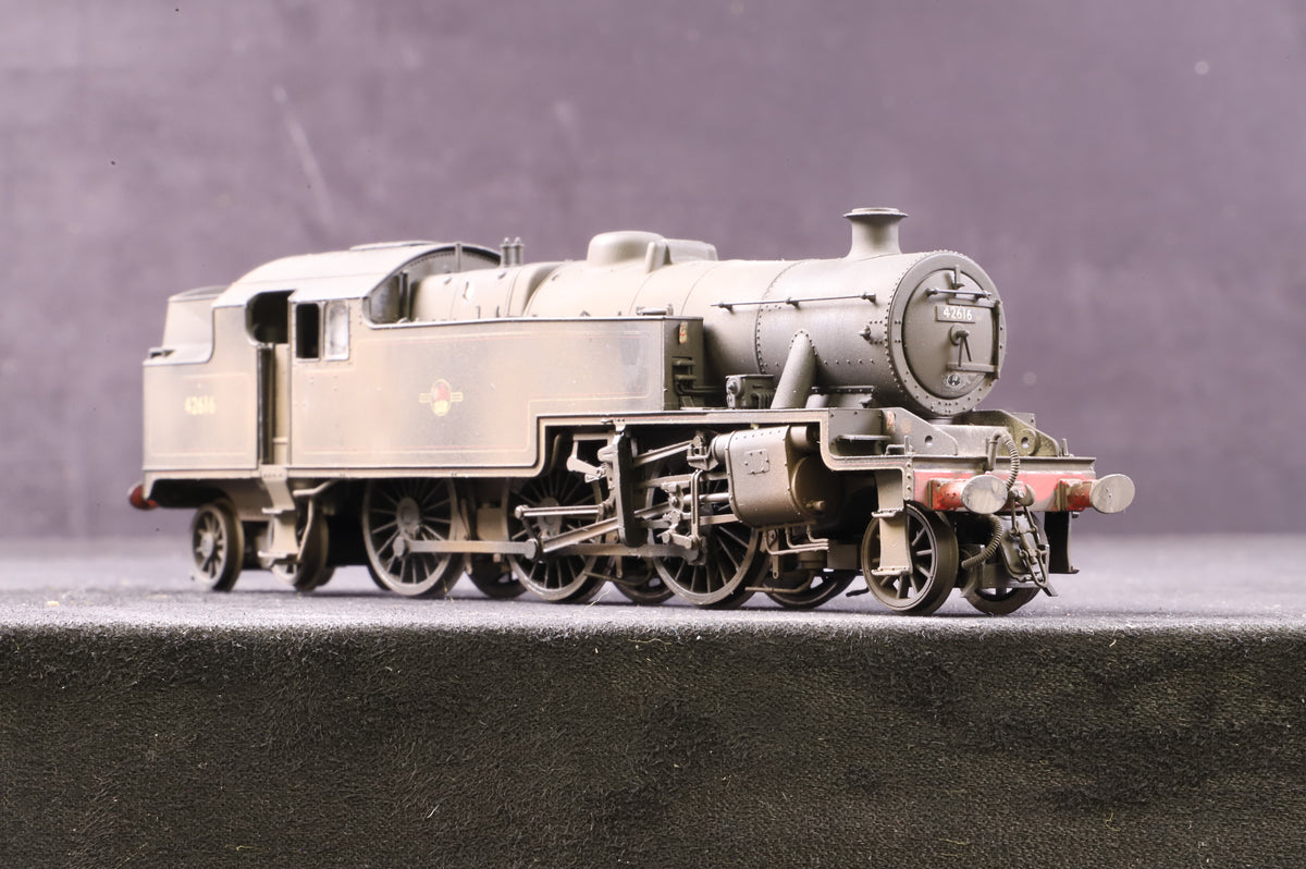 Hornby OO R2732 Stanier Class 4P &#39;42616&#39; BR Lined Black L/C Weathered DCC Fitted