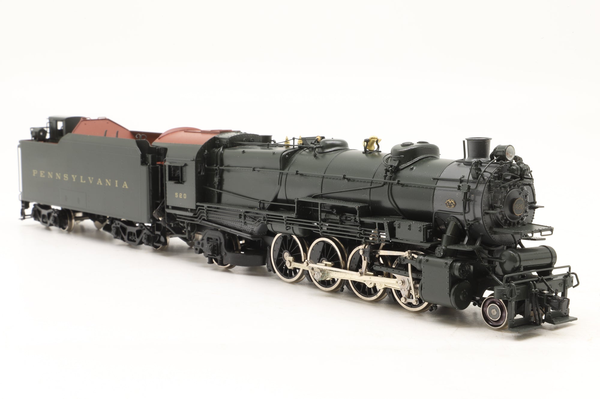 Railworks Ltd HO Brass L-I 2-8-2 PRR '520', Factory Painted