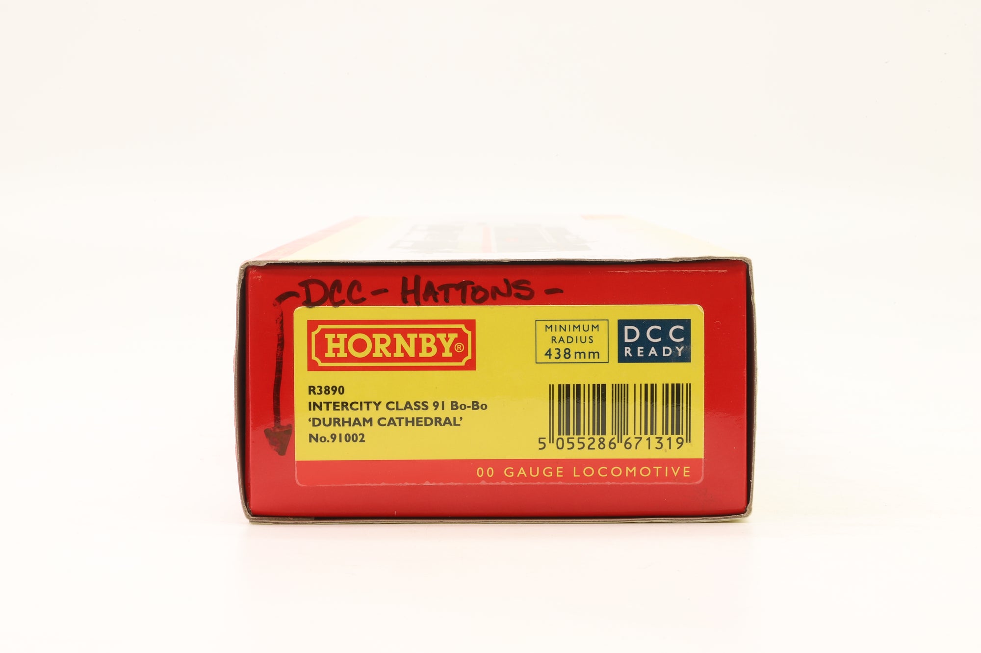 Hornby OO R3890 Intercity Class 91 Bo-Bo 'Durham Cathedral' '91002' DCC Fitted