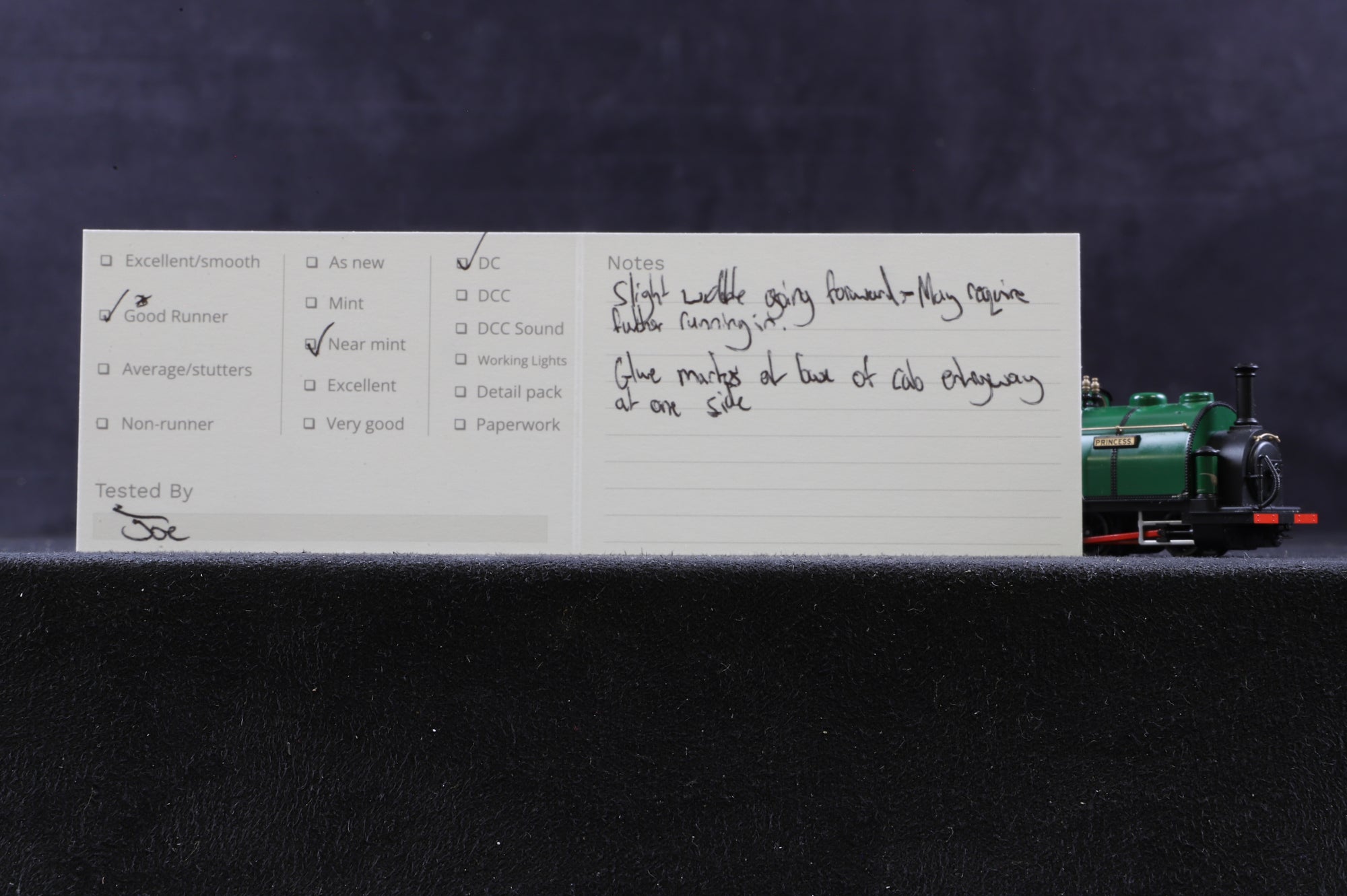 Kato/Peco OO-9 Narrow Gauge 51-251F Small England 'Princess' in Ffestiniog and Welsh Highland Railways Green