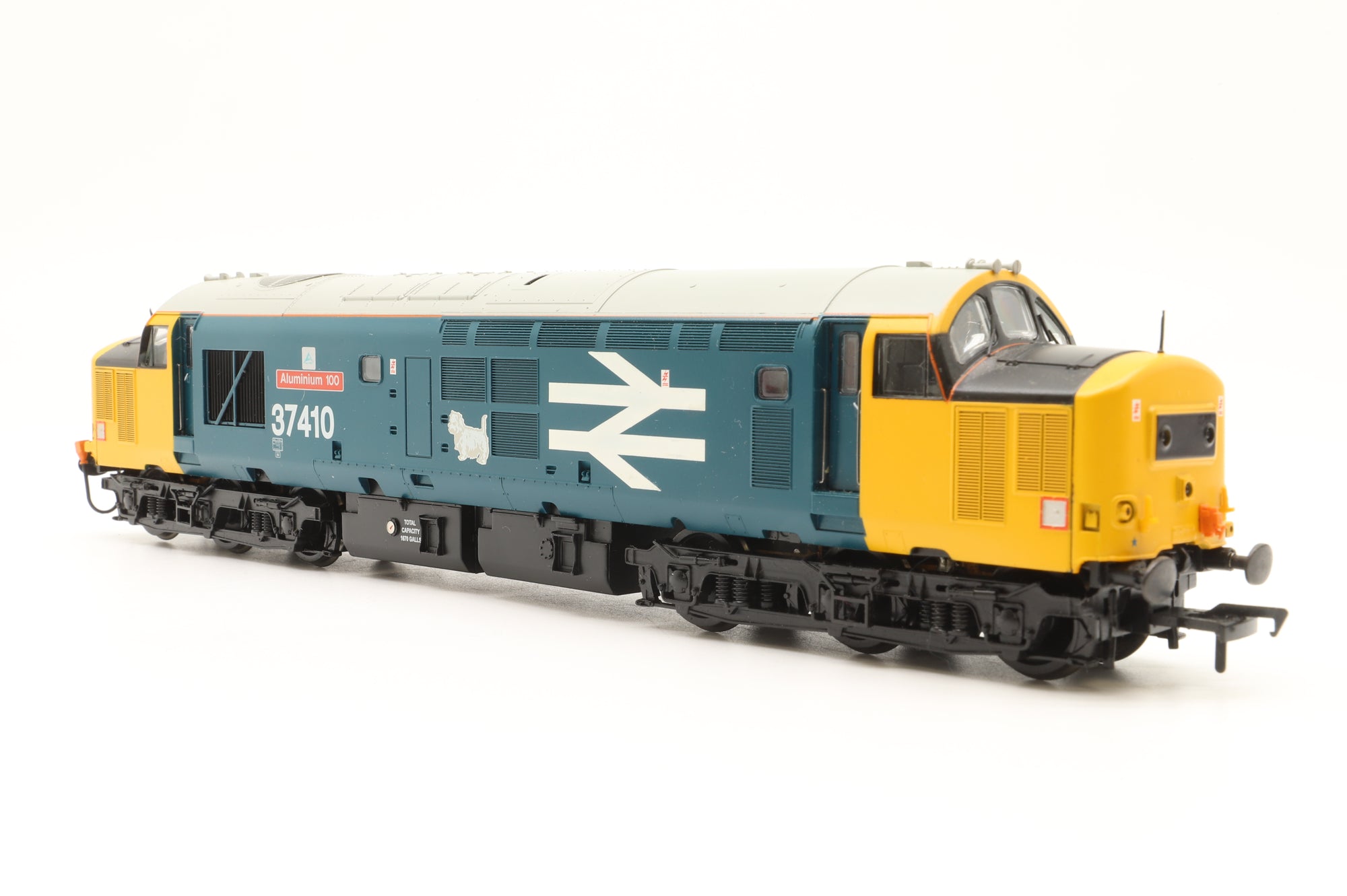 Bachmann OO 32-382 Class 37/4 '37410' BR Blue Large Loco 'Aluminium 100'