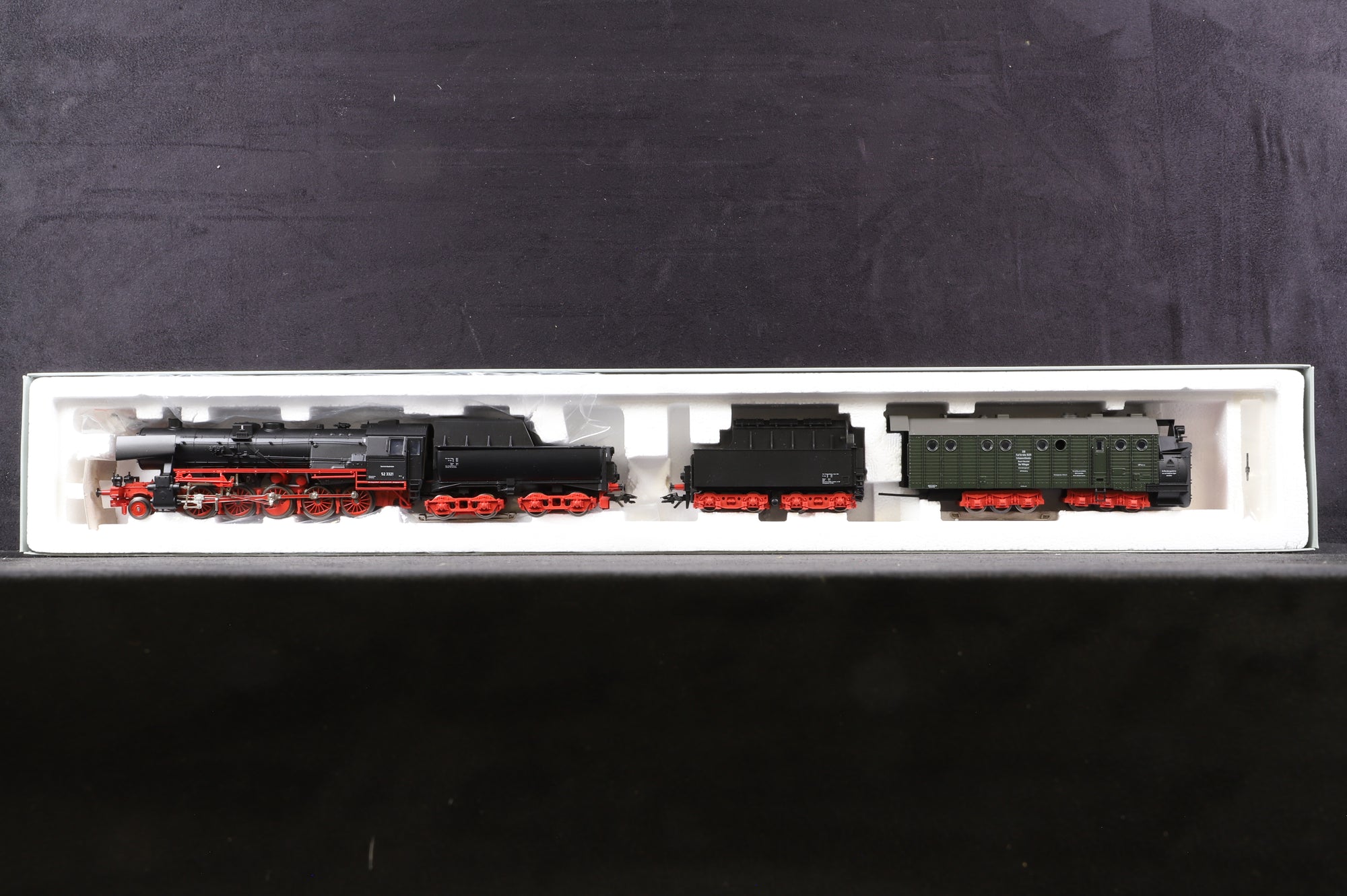 Marklin HO 26830 Class BR 52 3321 2-10-0 DB with Steam Snow Blower DCC Sound Fitted AC 3-Rail