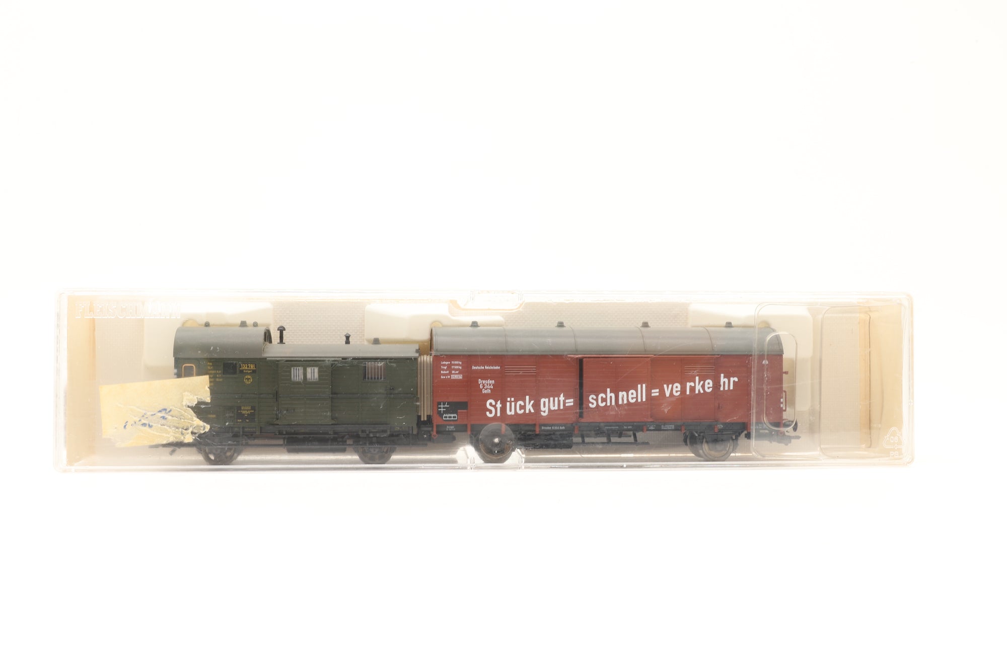 Fleischmann HO Rake Of 2 Articulated Parcel Wagons Inc. 5305 & 5306