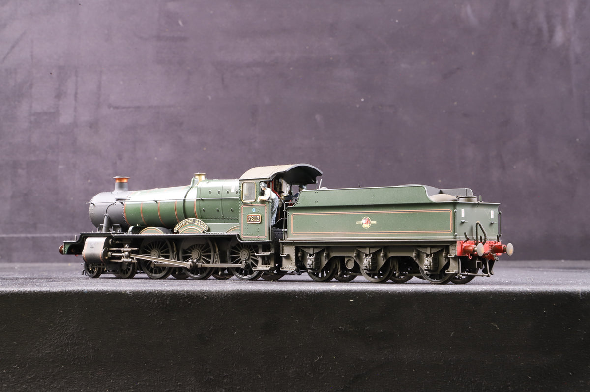 Accurascale OO ACC2500 Manor Class &#39;7812&#39; &#39;Erlestoke Manor&#39; BR Lined Green L/C Weathered DCC Sound