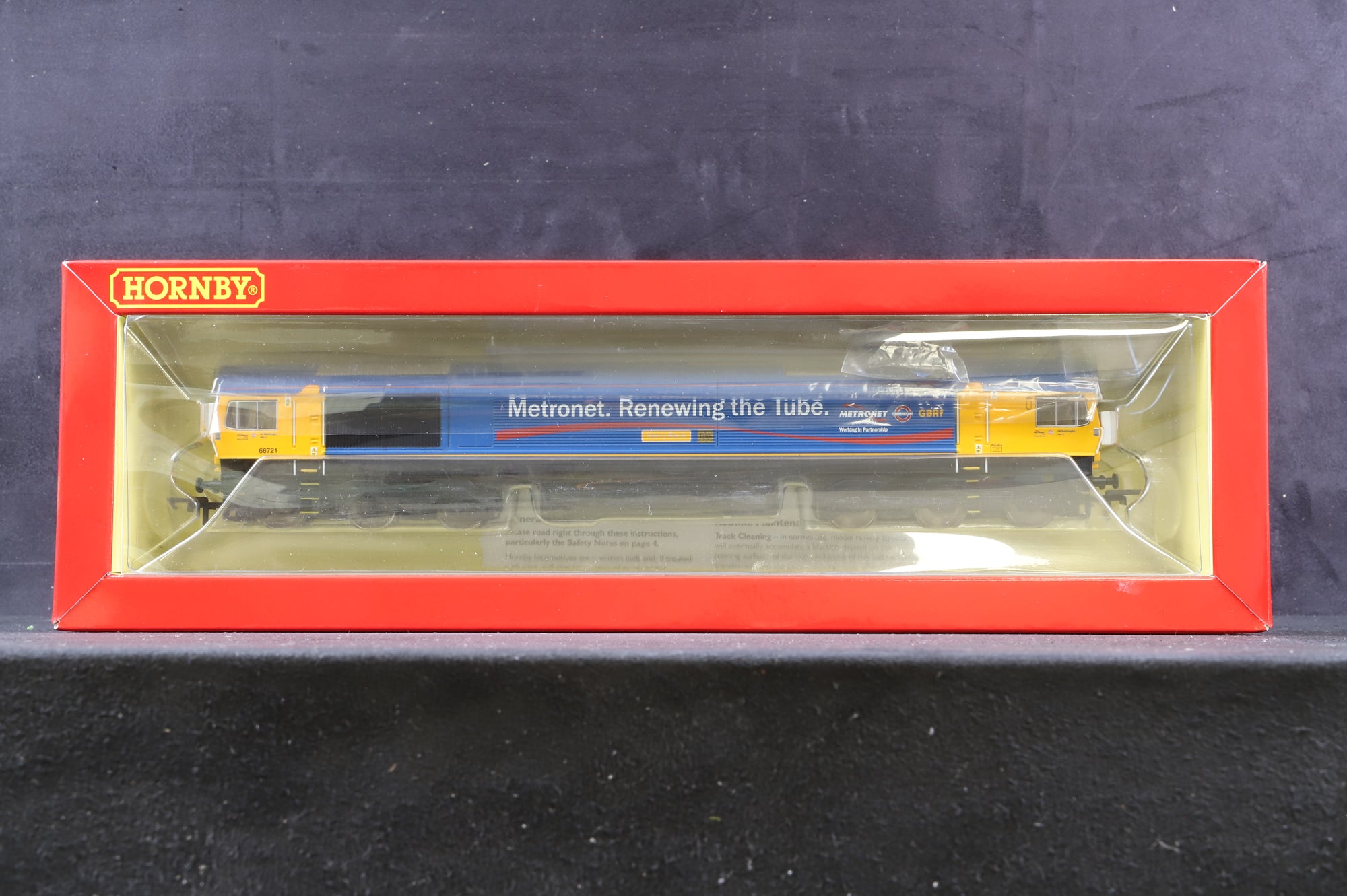 Hornby OO R30021 Class 66 '66721' 'Harry Beck' GBRf Co-Co Diesel
