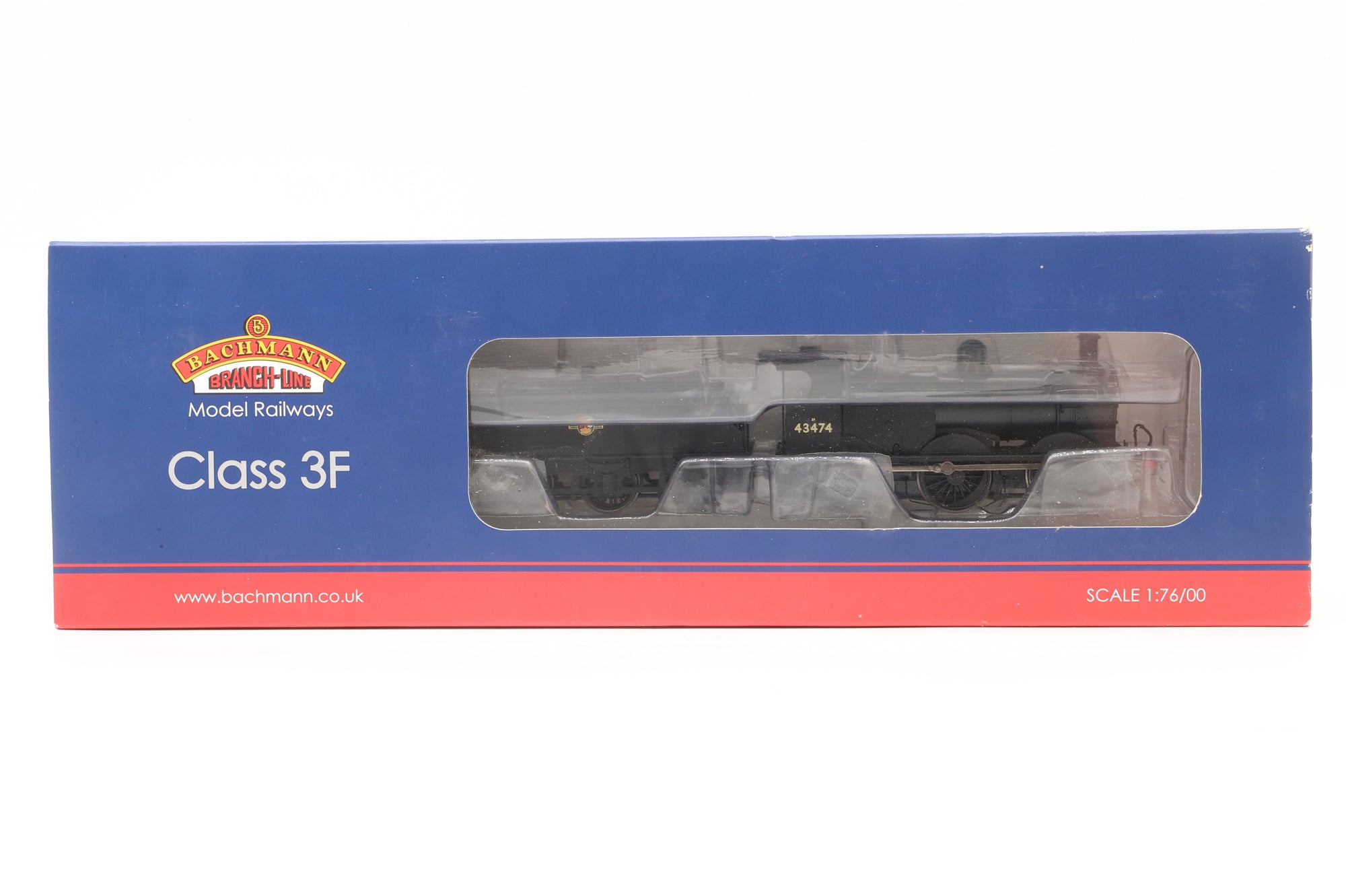 Bachmann OO 31-625 Class 3F '43474' BR Black Late Crest DCC Fitted