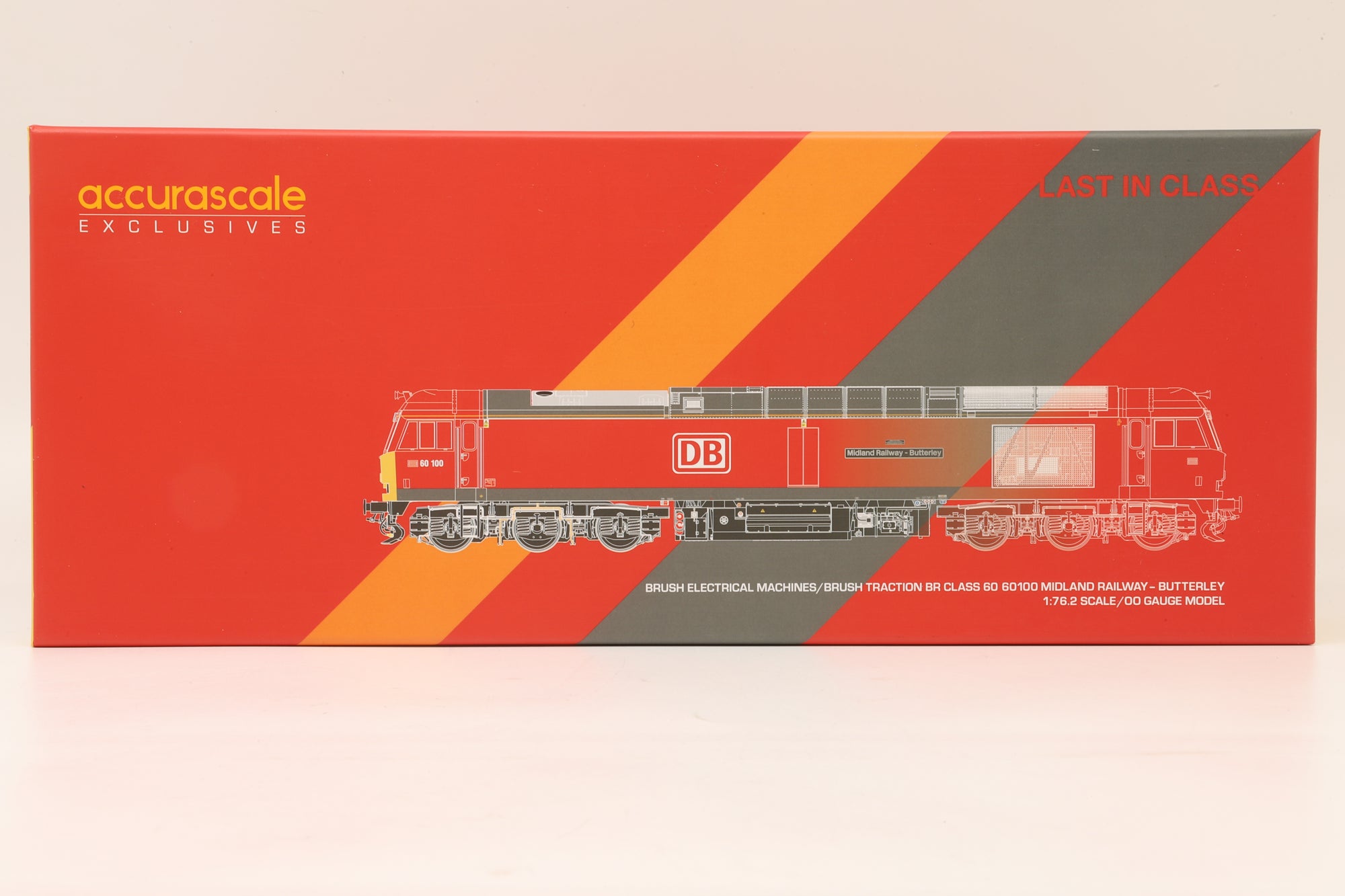 Accurascale OO ACC2899 Class 60 60100 'Midland Railway – Butterfly' in DB Red