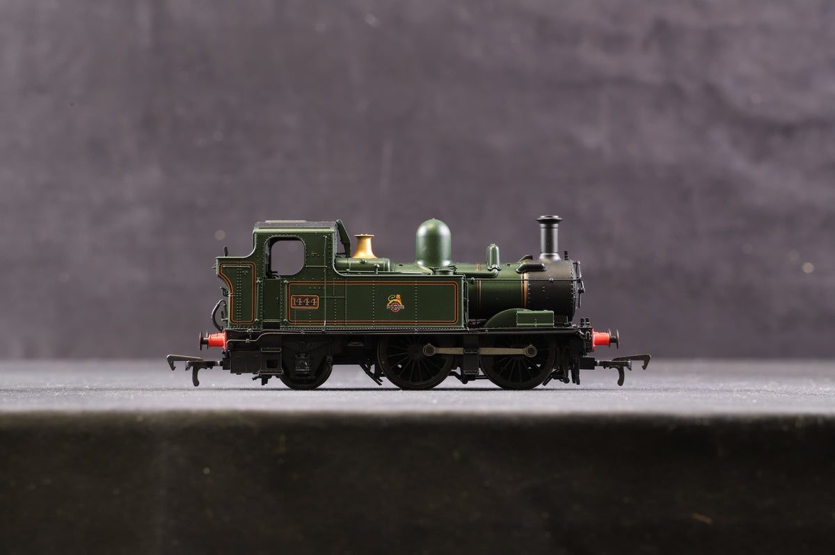 Hattons OO H1413 Class 14xx &#39;1444&#39; BR Lined Green E/C, DCC Fitted