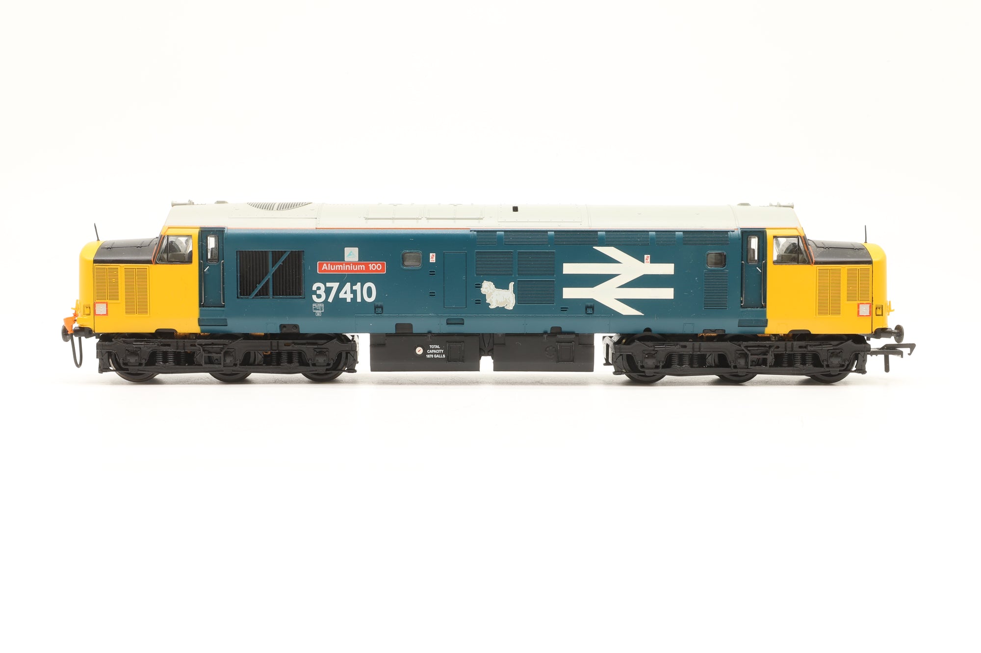 Bachmann OO 32-382 Class 37/4 '37410' BR Blue Large Loco 'Aluminium 100'