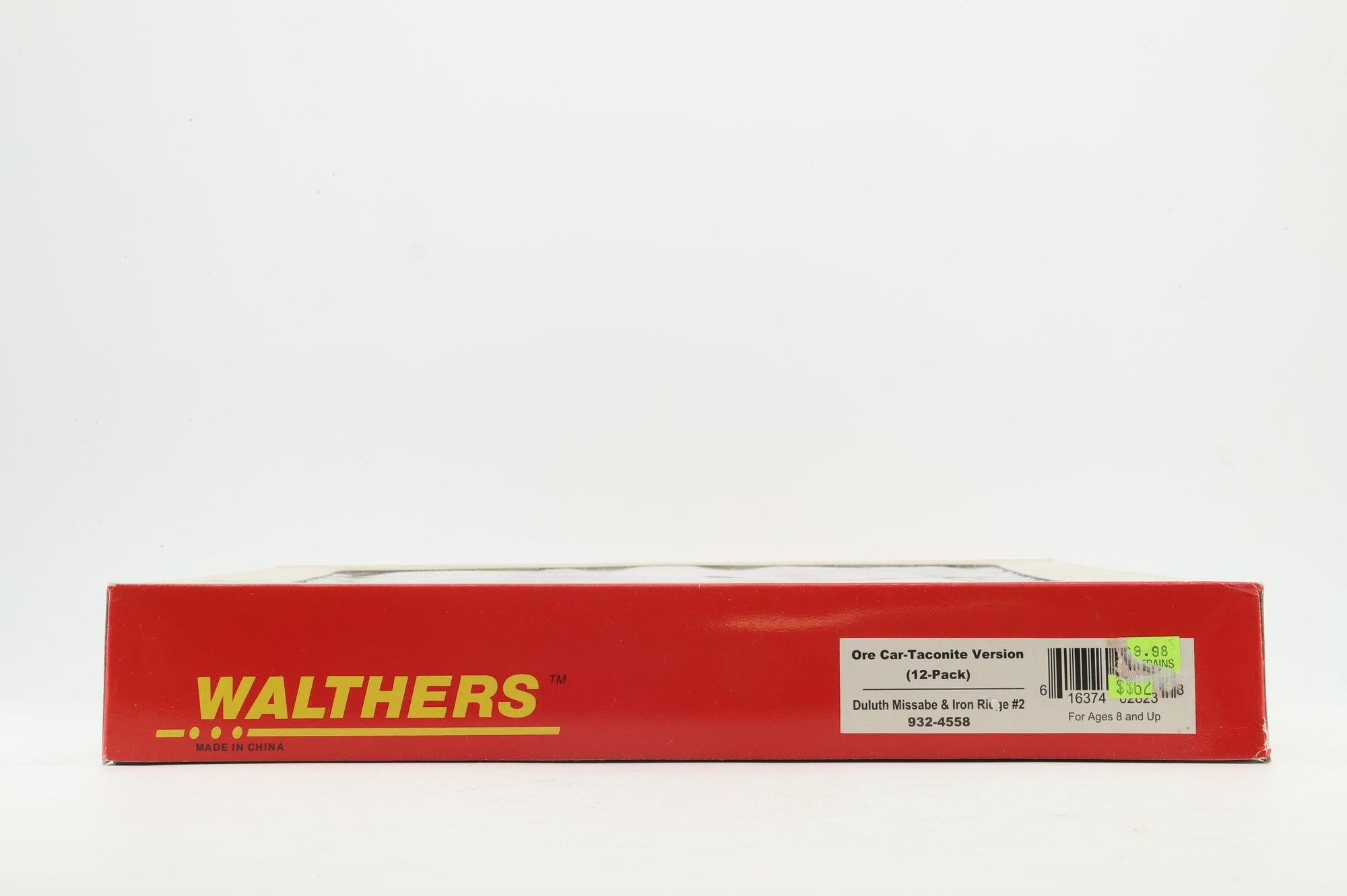 Walthers HO 932-4558 12-Pack of Taconite Ore Cars in DMIR Brown/Yellow