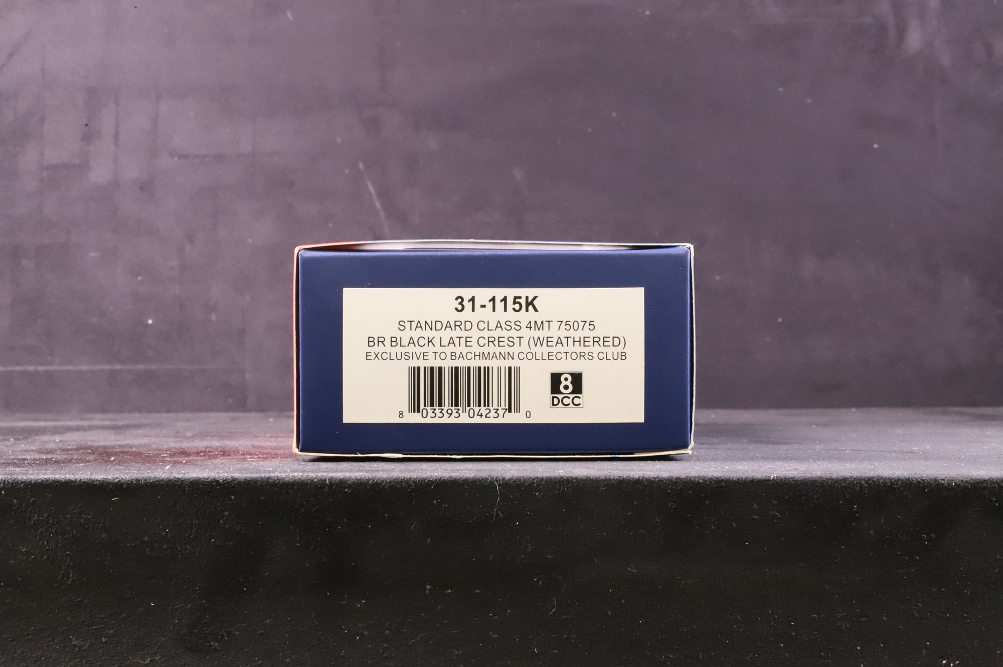 Bachmann OO 31-115K Standard Class 4MT '75075' BR Black L/C Weathered Ltd Ed 481/ 504