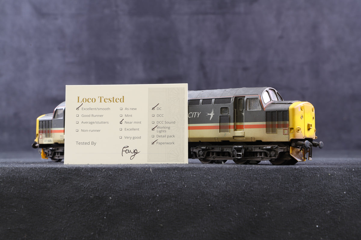 ViTrains OO 2014 Class 37 &#39;37505&#39; Intercity Renamed, Renumbered &amp; Weathered