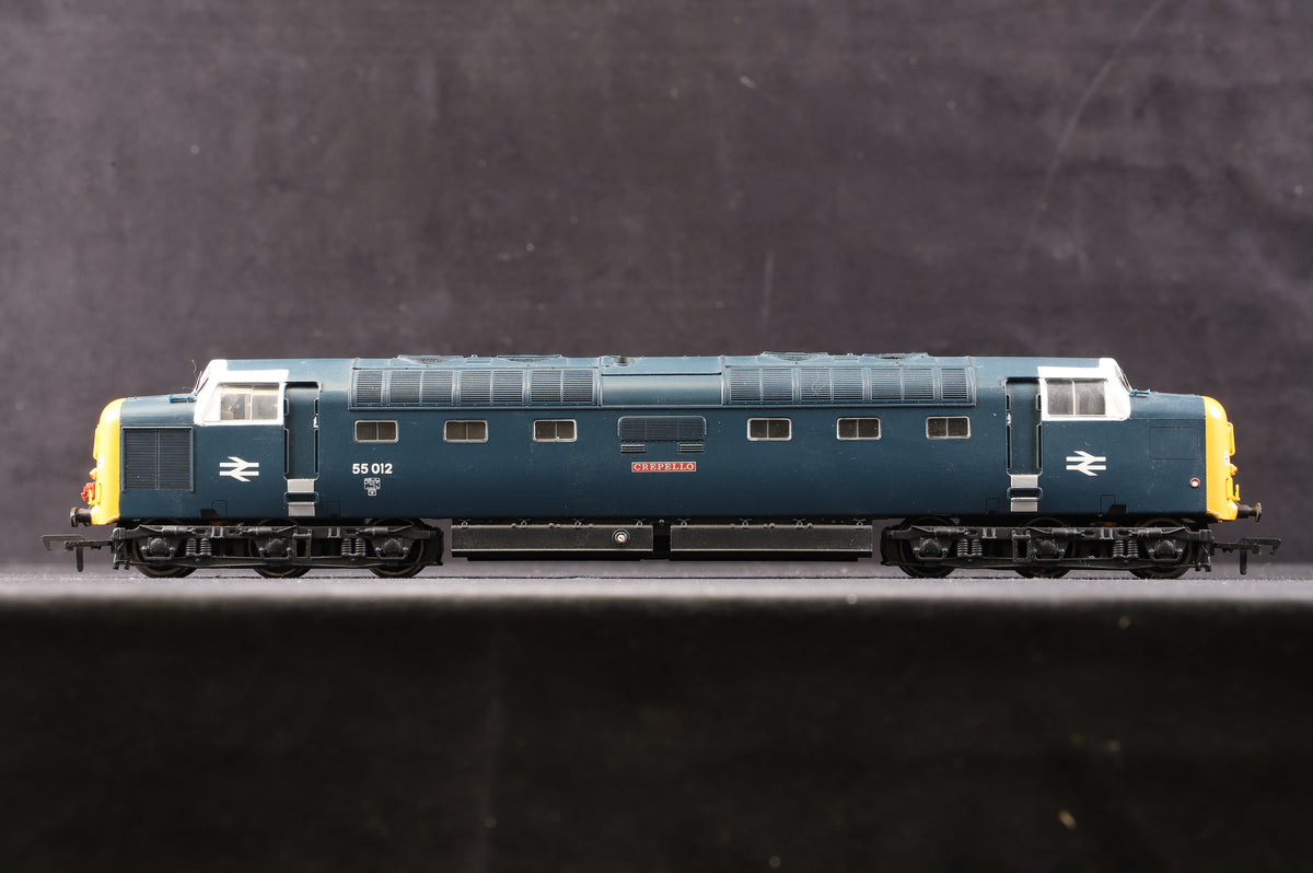 Bachmann OO 32-527 Class 55 Deltic &#39;55012&#39; &#39;Crepello&#39; BR Blue