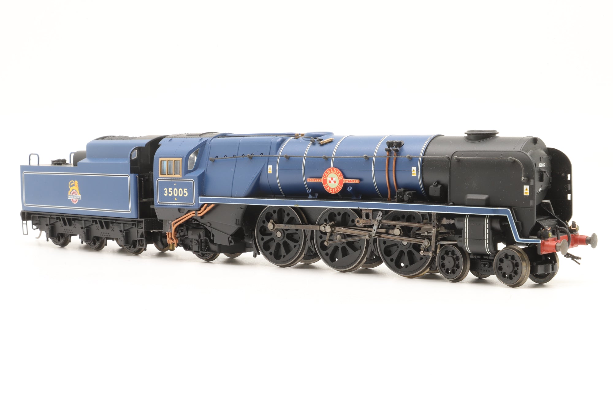 Hornby OO R2171 Merchant Navy Class '35005' 'Canadian Pacific' BR Lined Blue DCC Sound