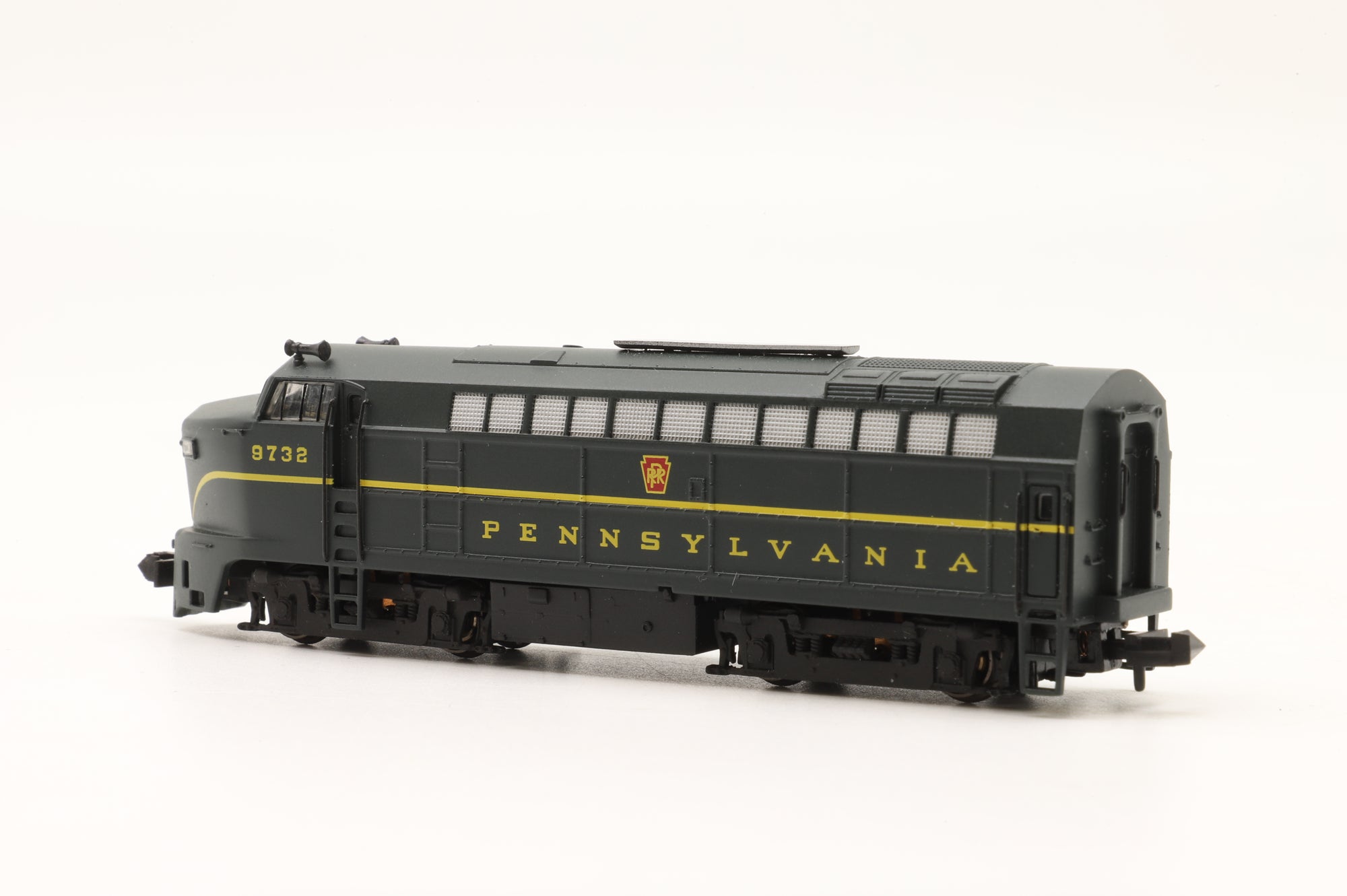 ER Models N 040-7301 Baldwin RF-16 'Sharknose' A/B Set No.9732 in PRR Black