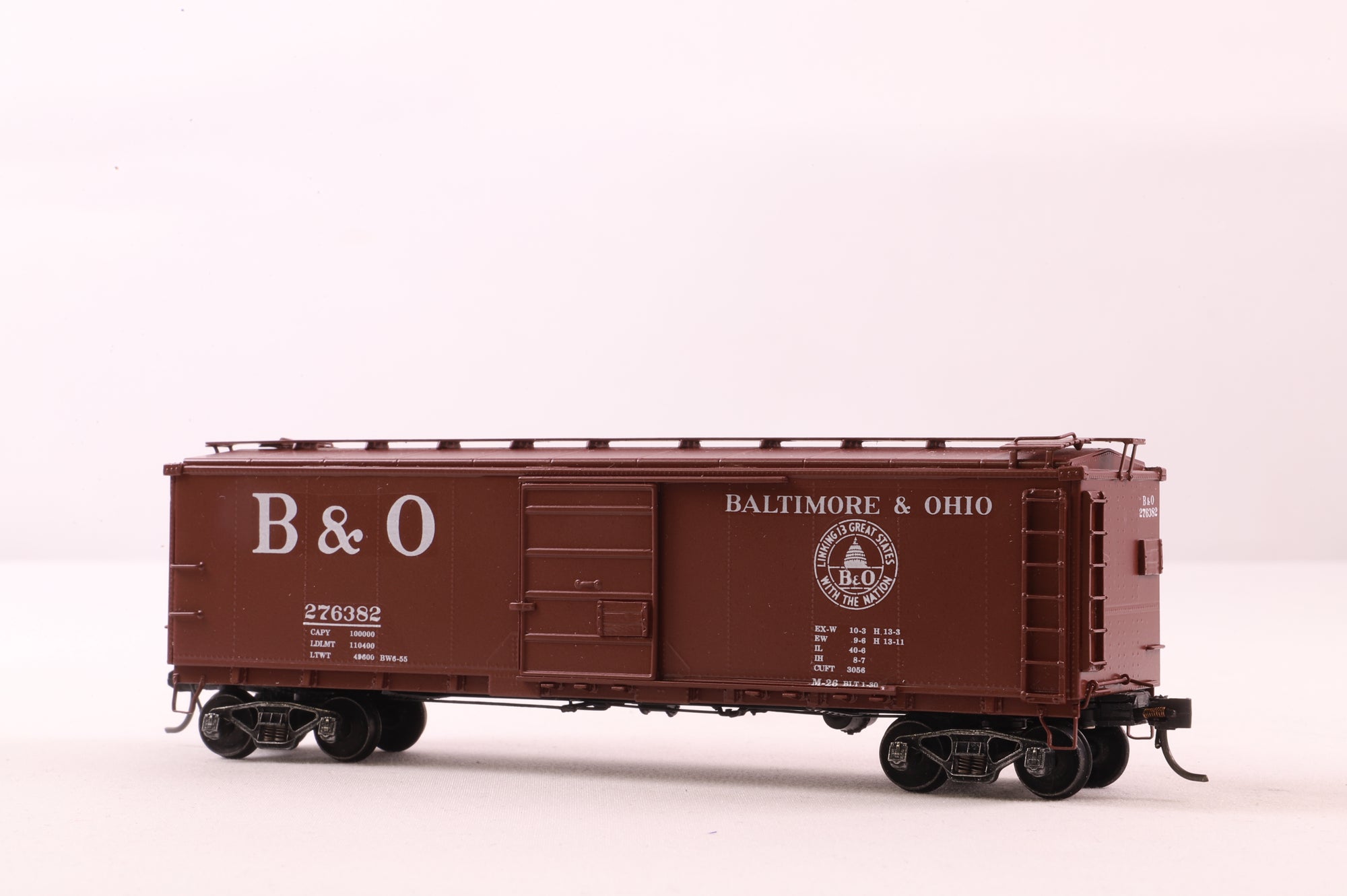 Iron Horse Models HO Brass #16032.1  M-26 Box Car No.275382 Baltimore & Ohio.
