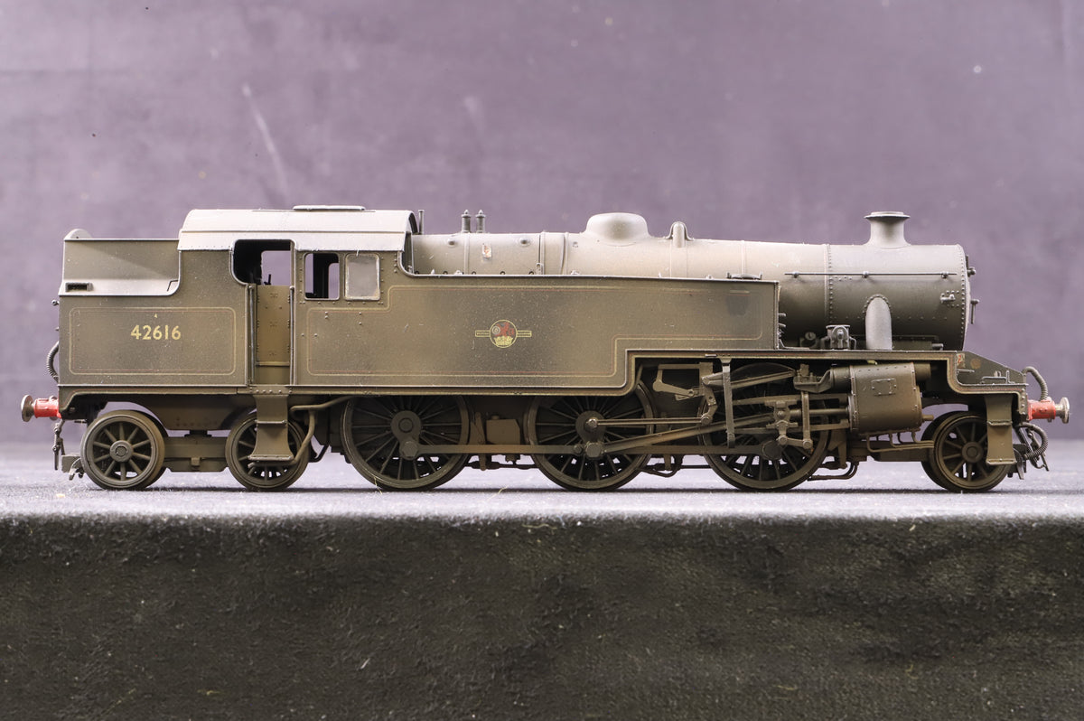 Hornby OO R2732 Stanier Class 4P &#39;42616&#39; BR Lined Black L/C Weathered DCC Fitted
