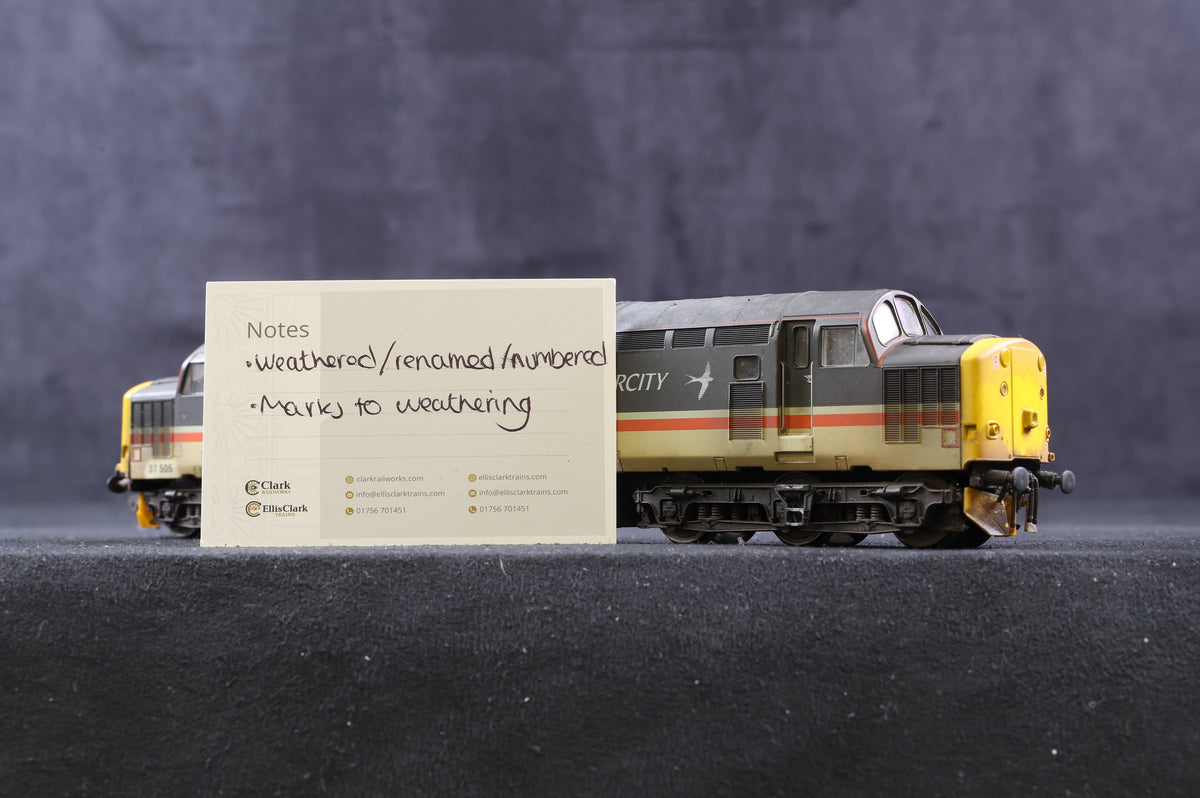 ViTrains OO 2014 Class 37 &#39;37505&#39; Intercity Renamed, Renumbered &amp; Weathered