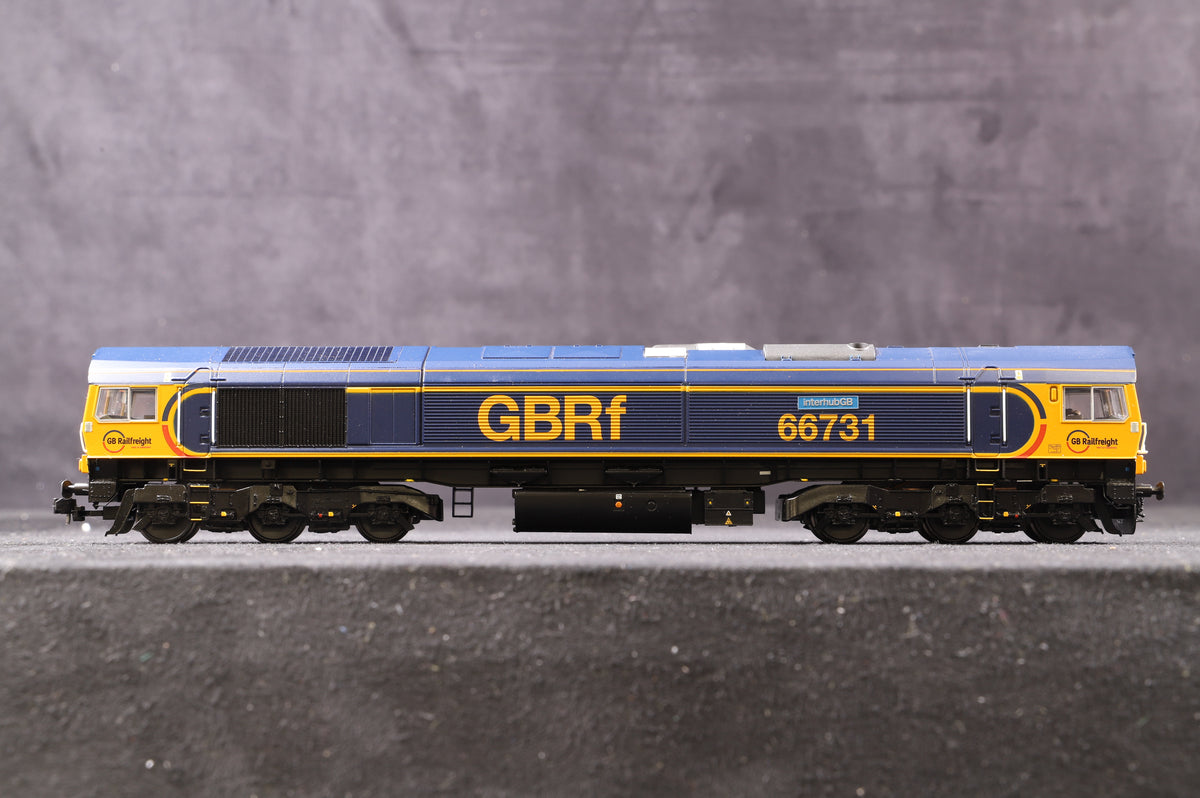 Bachmann OO 32-980 Class 66 &#39;66731&#39; &#39;interhubGB&#39; GBRf Europorte