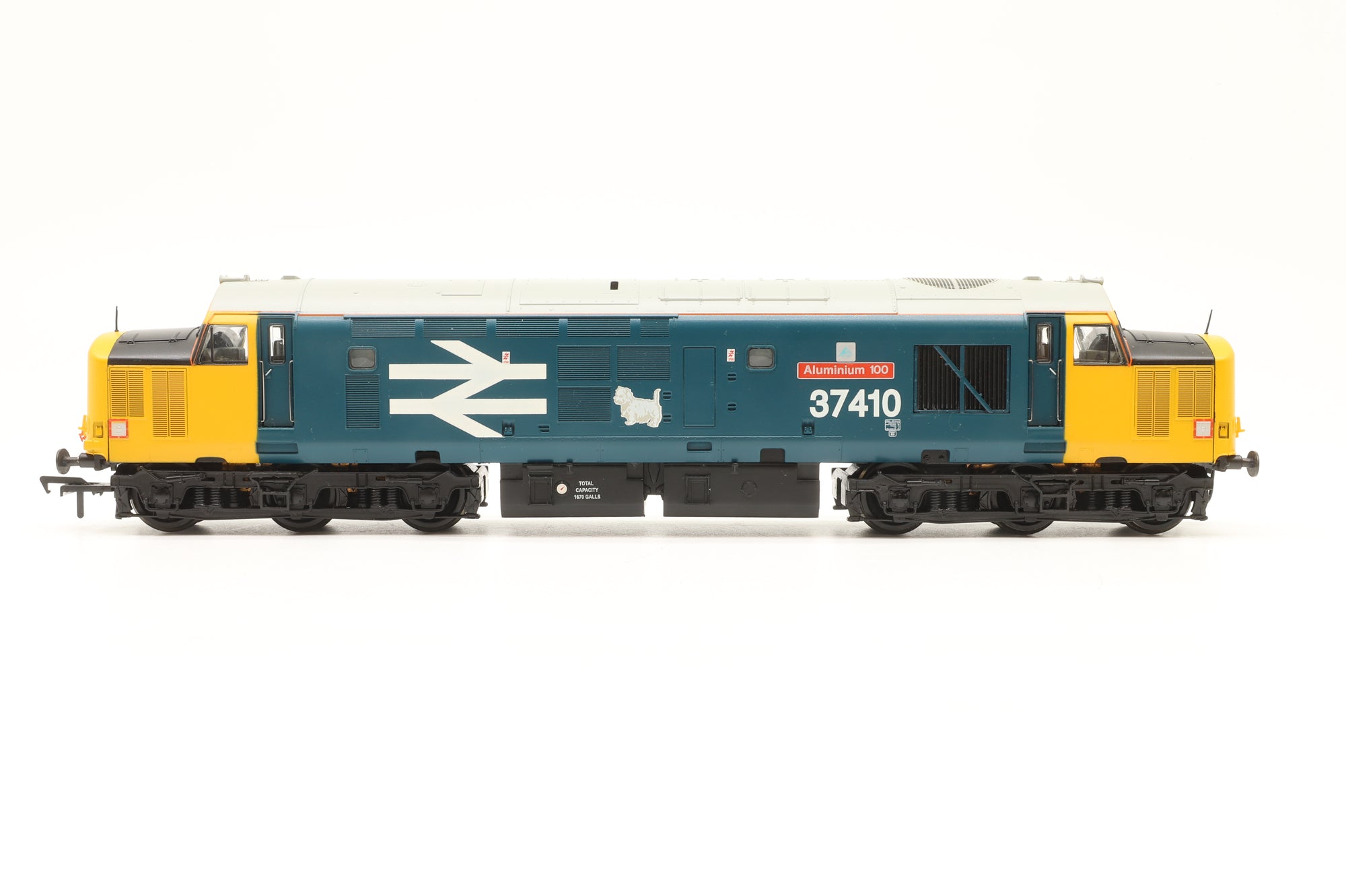 Bachmann OO 32-382 Class 37/4 '37410' BR Blue Large Loco 'Aluminium 100'