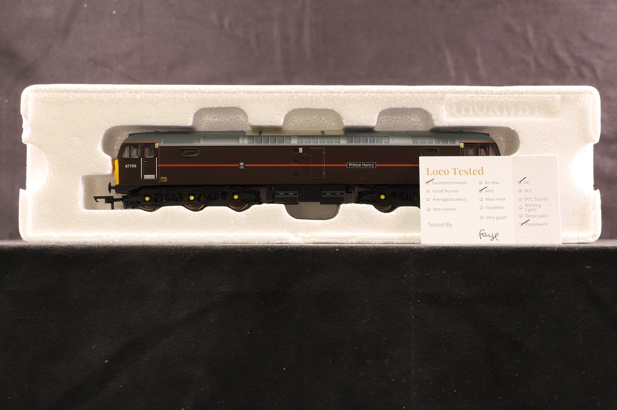 Hornby Railroad OO R3758 EWS Class 47 &#39;Prince Henry&#39; &#39;47799&#39;