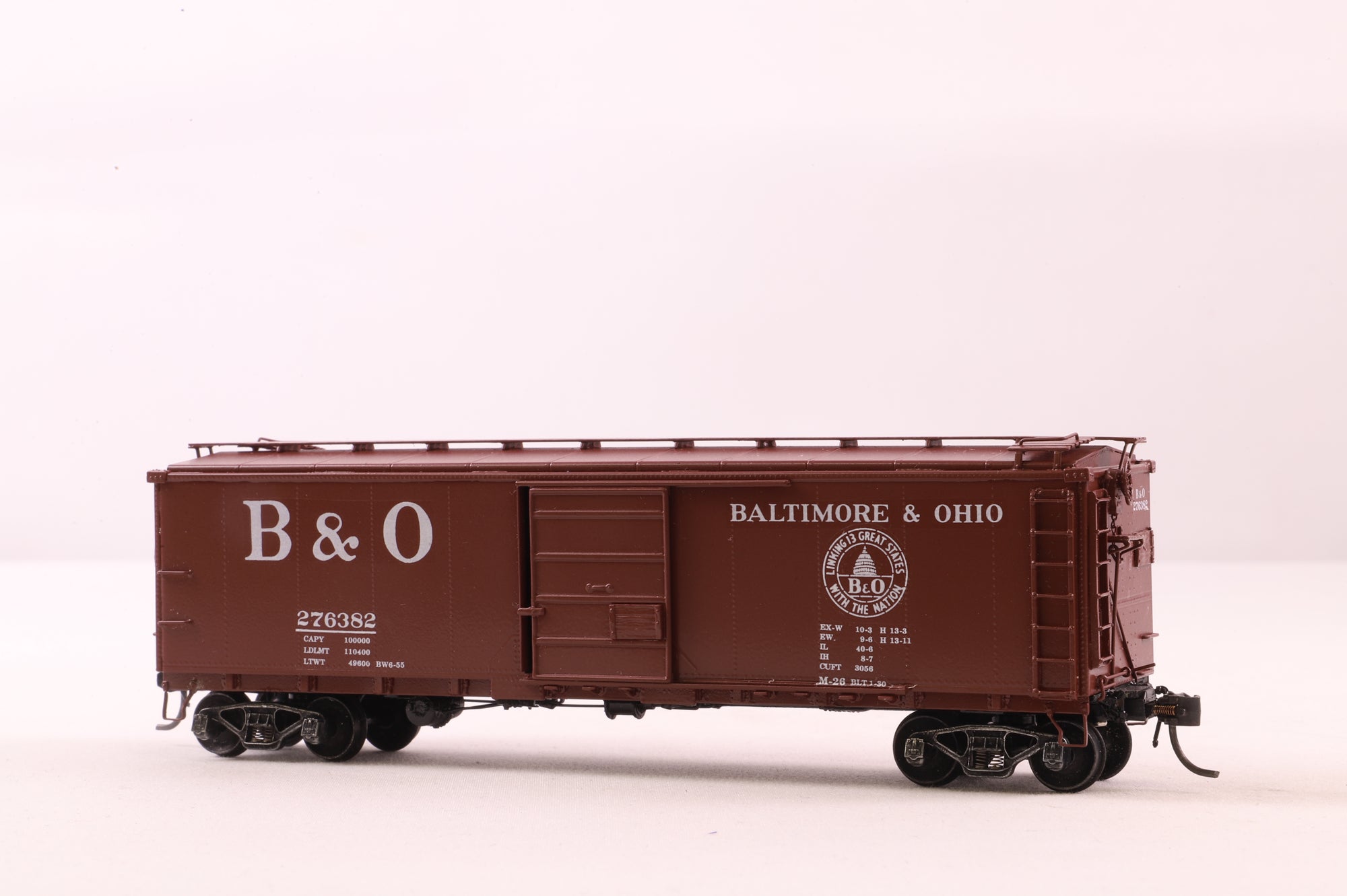Iron Horse Models HO Brass #16032.1  M-26 Box Car No.275382 Baltimore & Ohio.