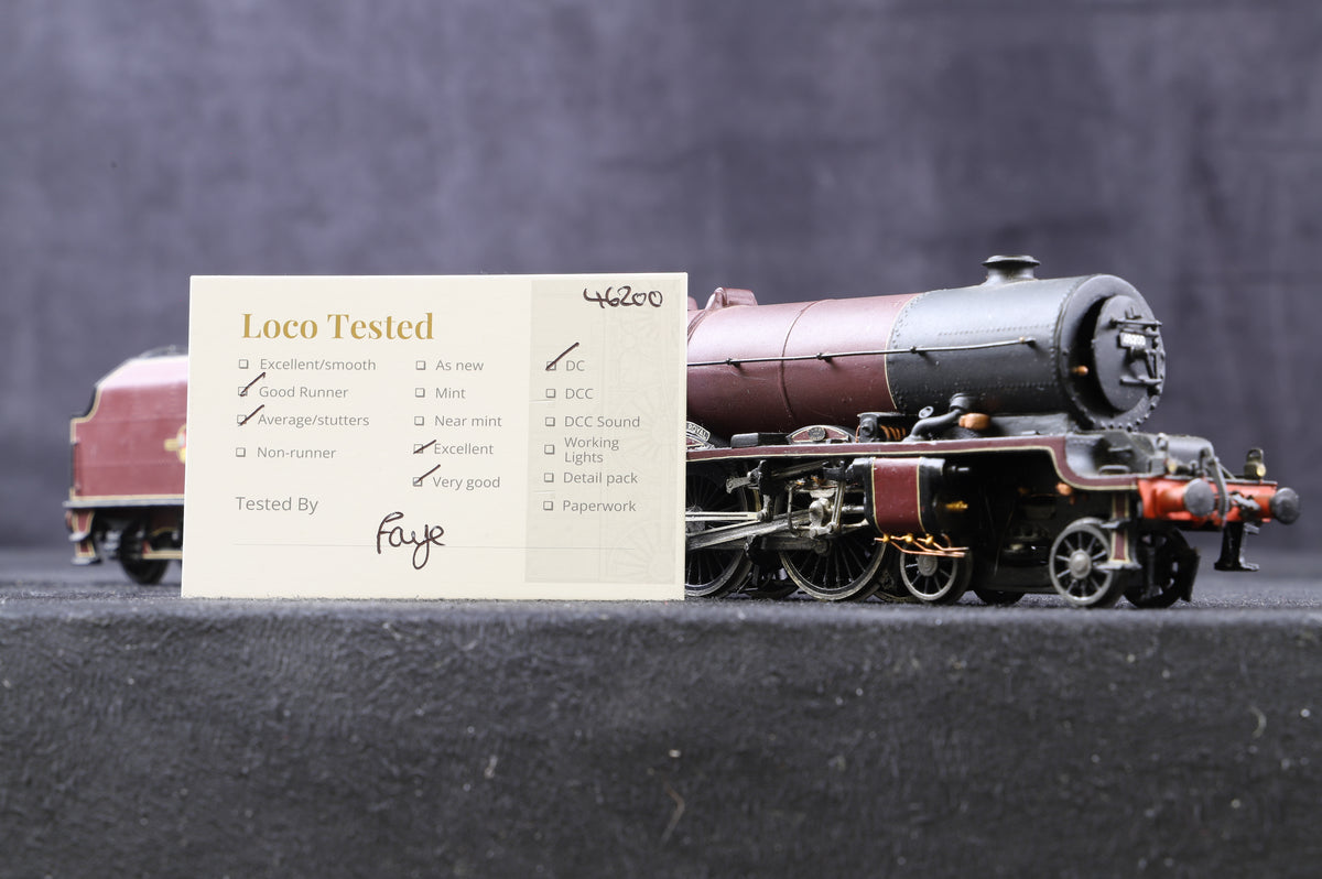 Wills OO Kit Built Class 8P 4-6-2 &#39;The Princess Royal&#39; &#39;46200&#39; BR Maroon L/C