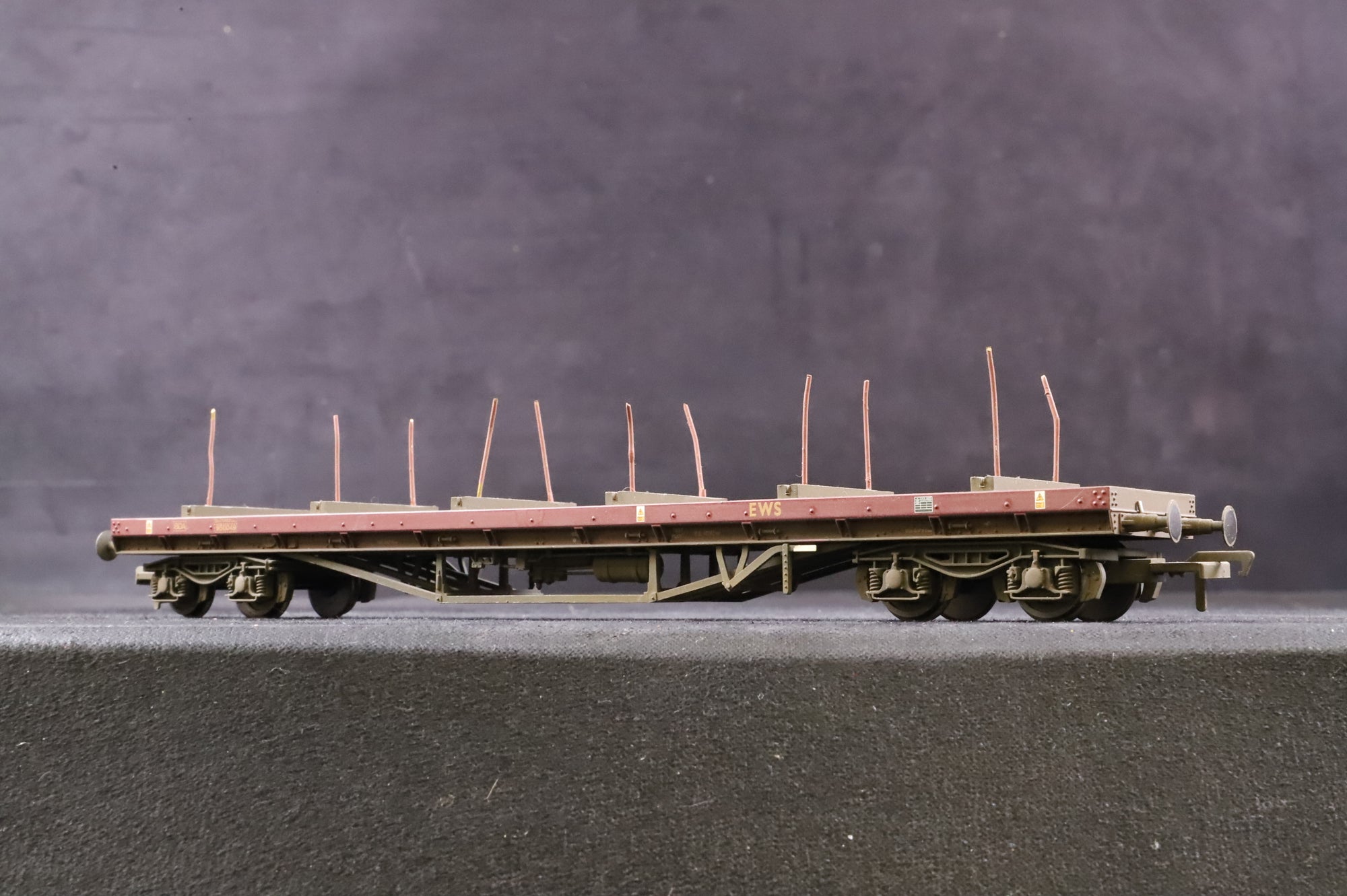 WORKSHOP Bachmann OO Rake of 3 EWS BDA Bogie Bolster Wagons, Inc. 38-152 & 2 x 38-152A