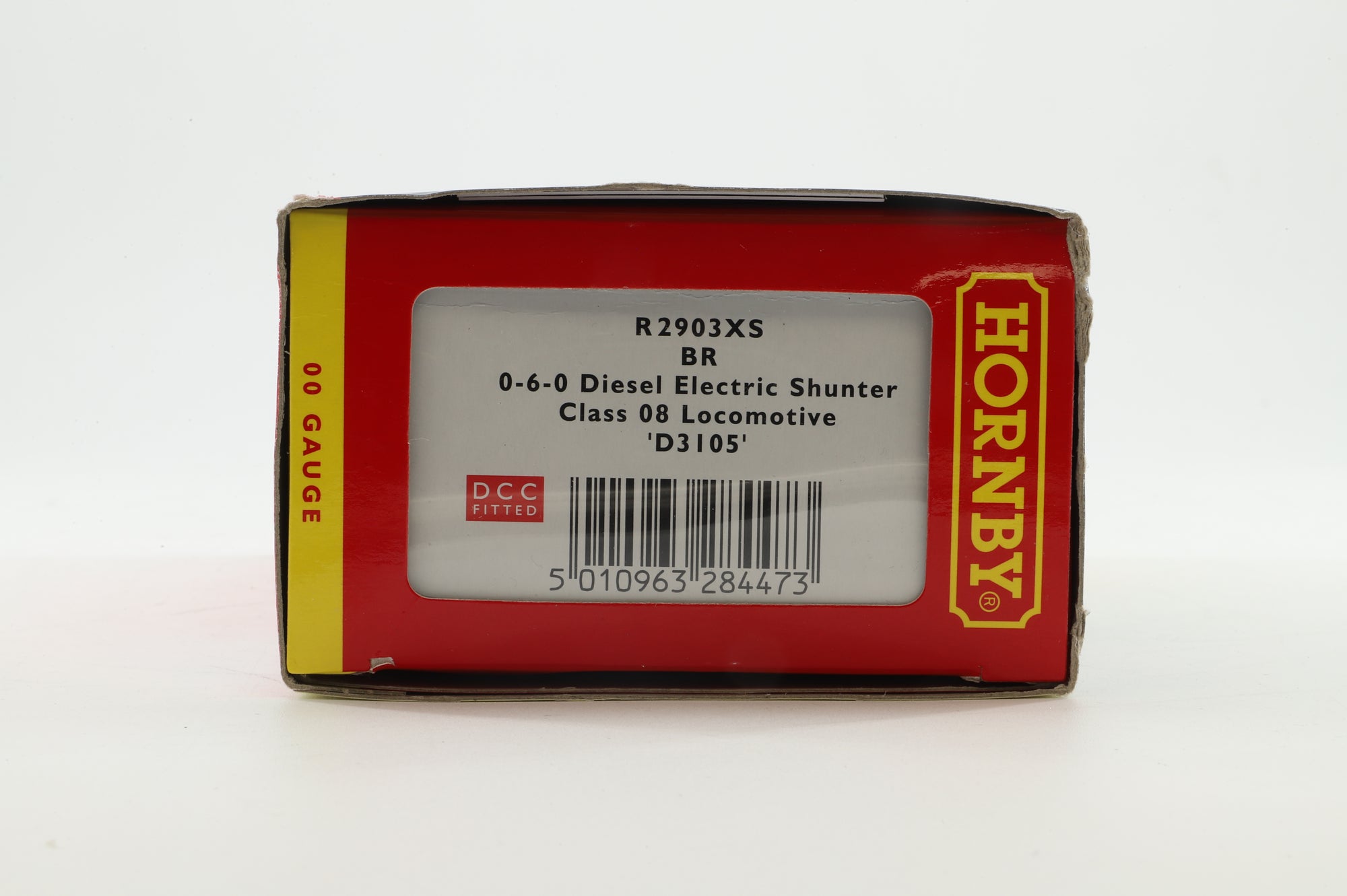 Hornby OO R2903XS Class 08 D3105 in BR Green w/ Wasp Stripes - DCC Sound