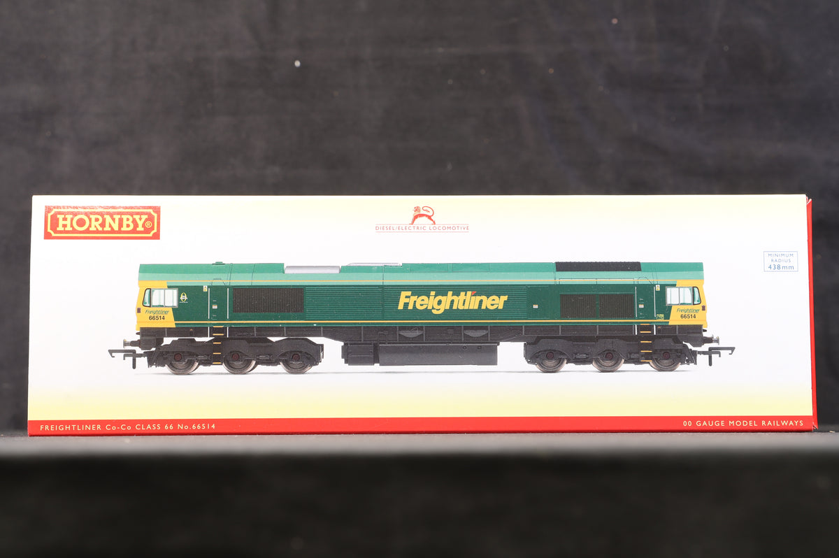 Hornby OO R3921 Freightliner Co-Co Class 66 &#39;66514&#39;