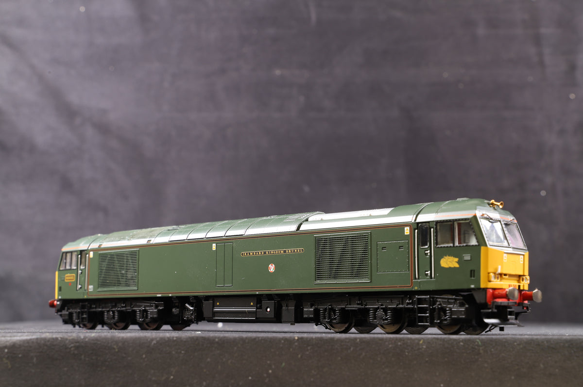 Hornby OO R2604 Class 60 &#39;60081&#39; &#39;Isambard Kingdom Brunel&#39; GWR Brunswick Green, Rail Exp. Ltd Ed, DCC Sound