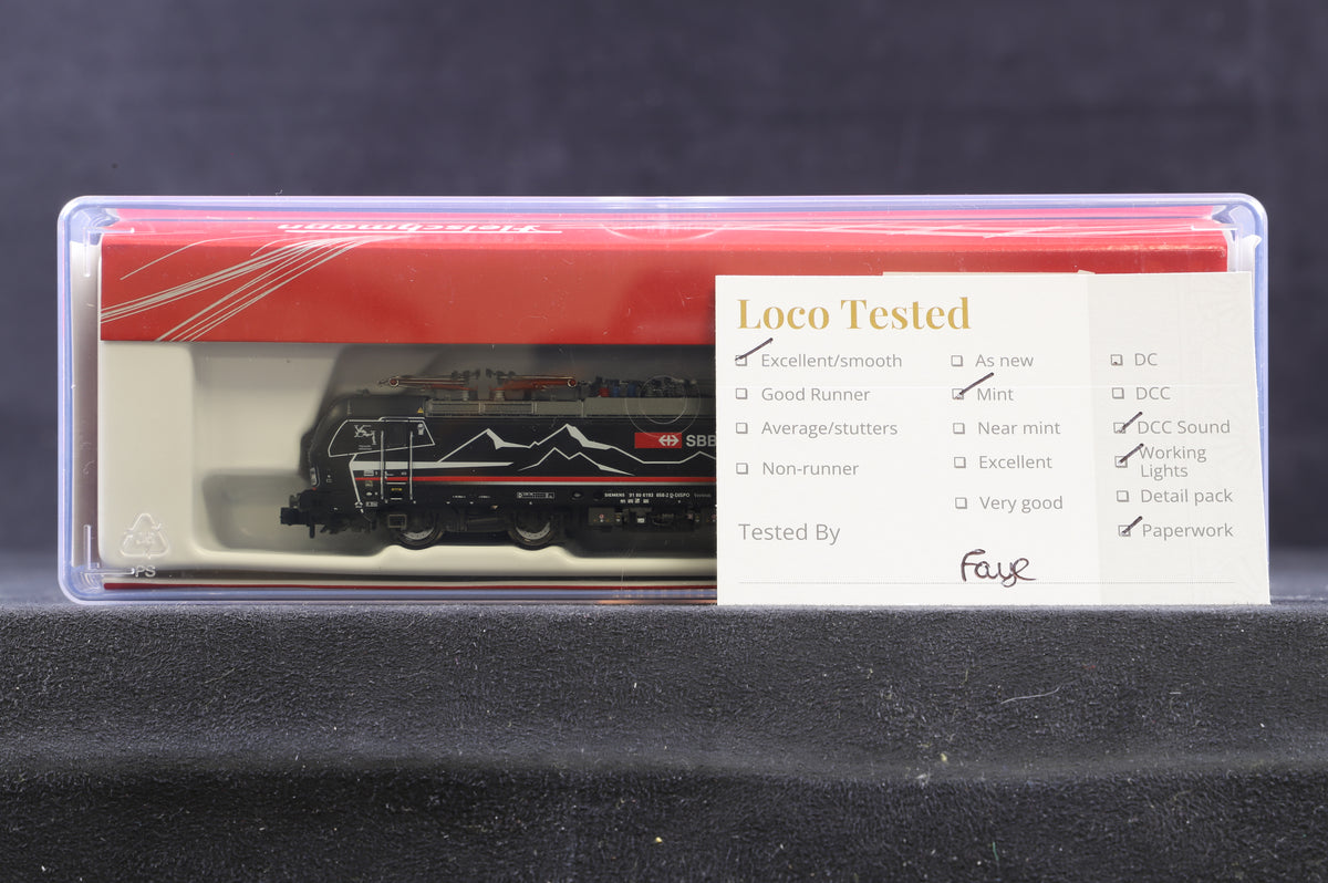 Fleischmann N 739361 Re193 658-2 Electric Locomotive SBB Cargo, DCC Sound