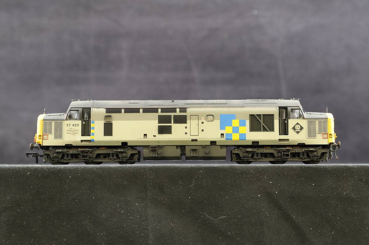 Bachmann OO Class 37 &#39;37422&#39; 3 Tone Grey Construction Sector, Weathered
